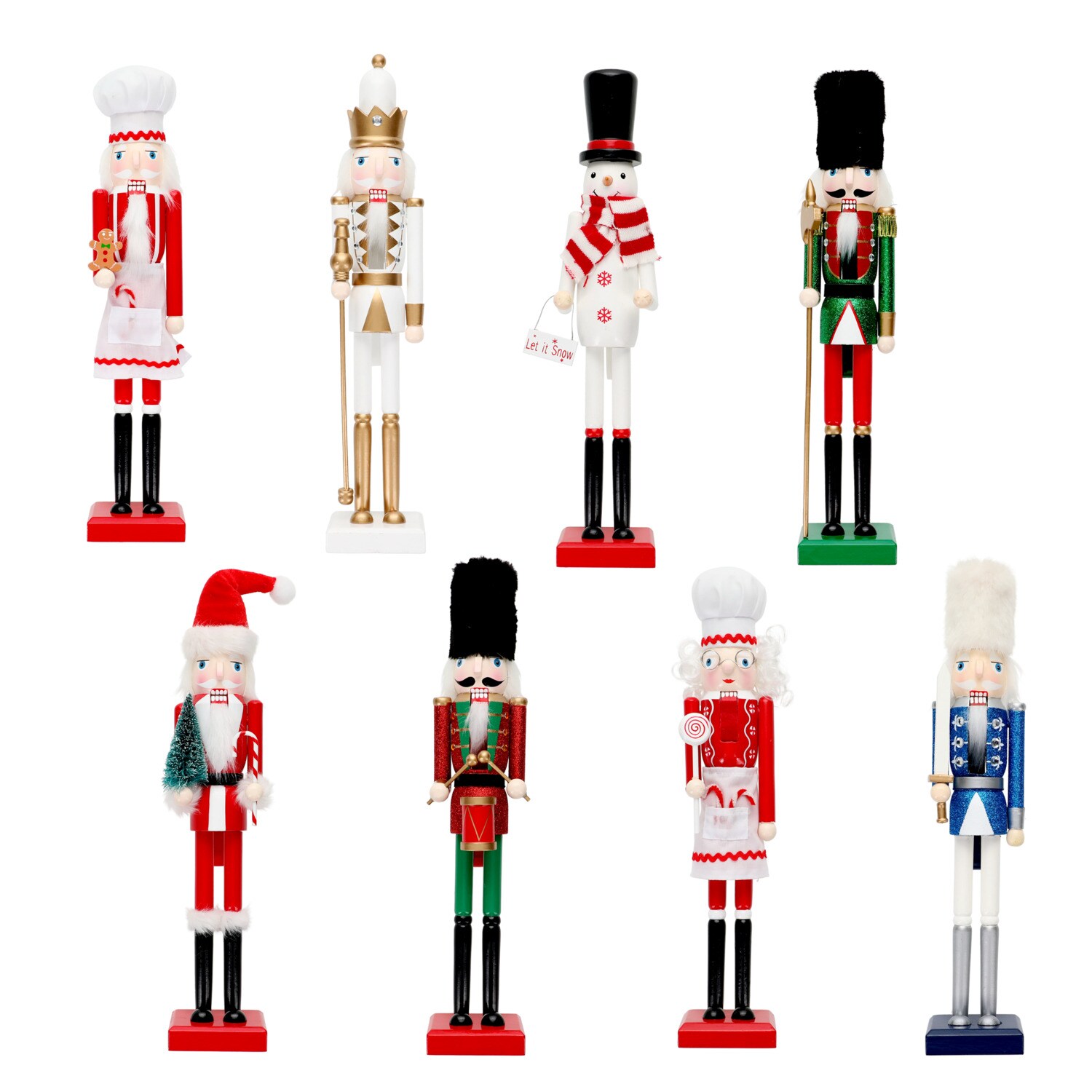 Holiday-Theme Wood Nutcracker Decor, Assorted Styles. — coming to Dollar Tree Sep 9, 2026