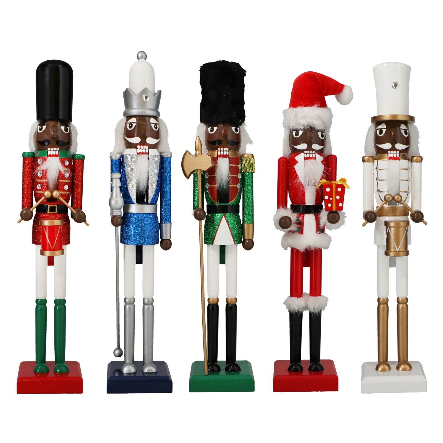African American-themed Wood Nutcracker Figurine, Assorted Styles. — coming to Dollar Tree Sep 9, 2026