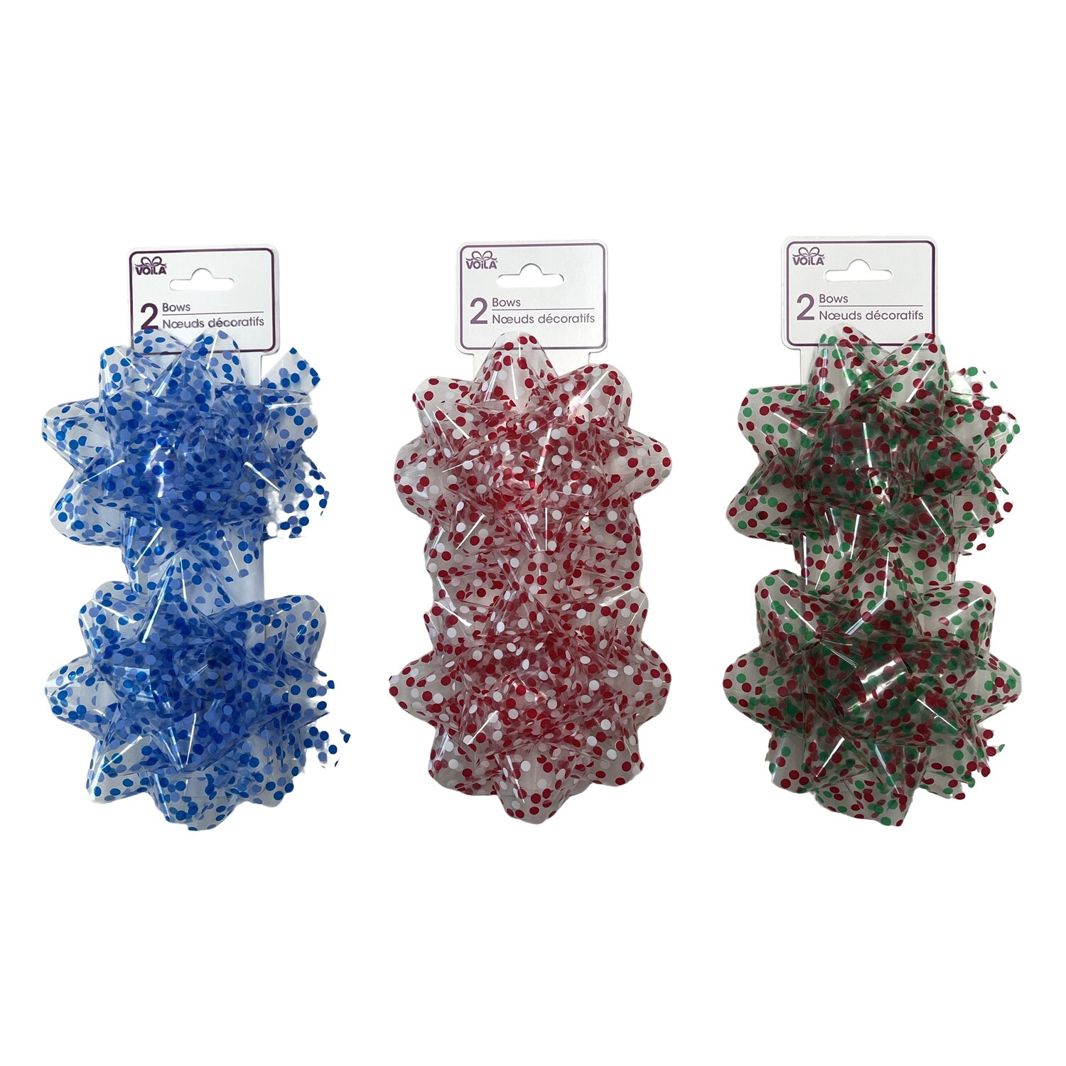 Voila Loop Bow, Assorted Colors, 2-pc Pack — coming to Dollar Tree Nov 20, 2026