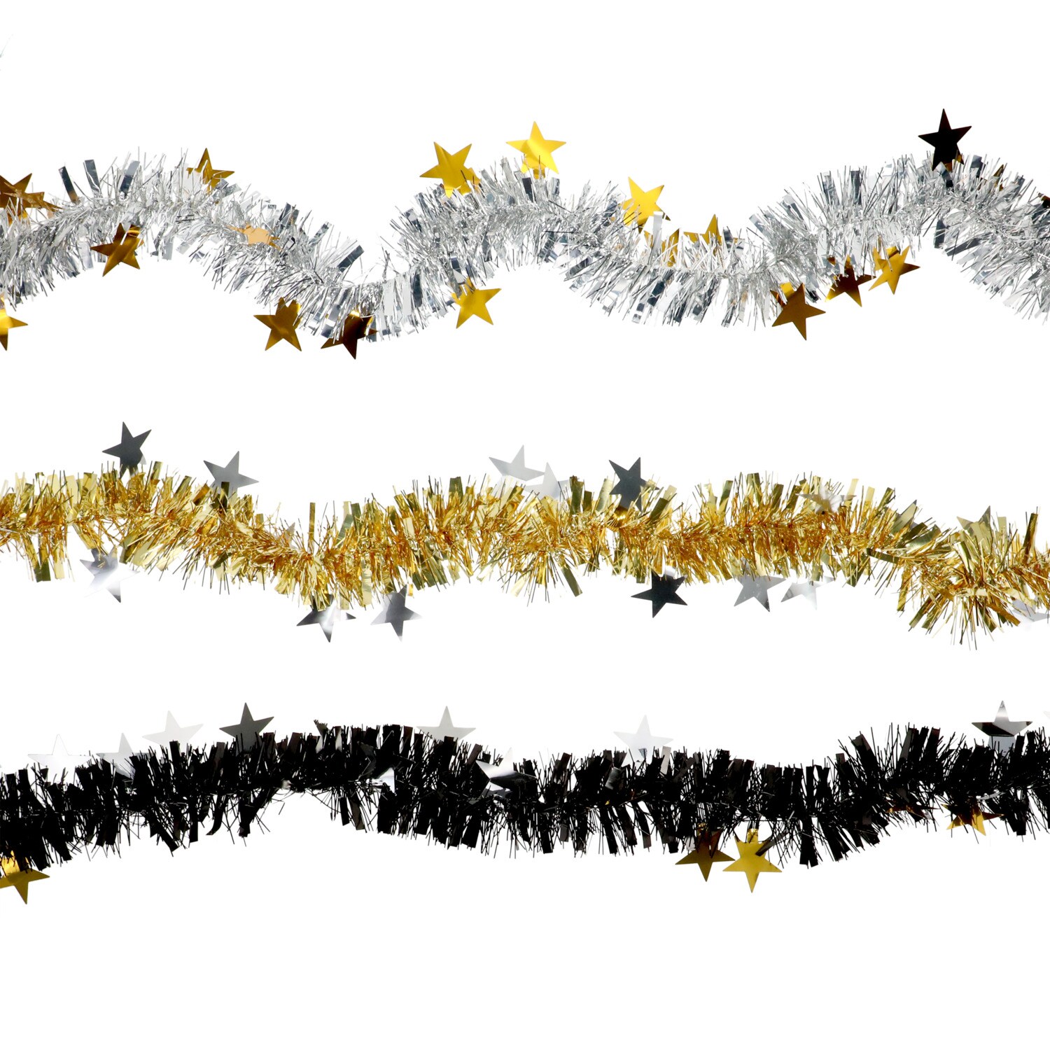 Tinsel Garland, Assorted Colors — coming to Dollar Tree Nov 11, 2026