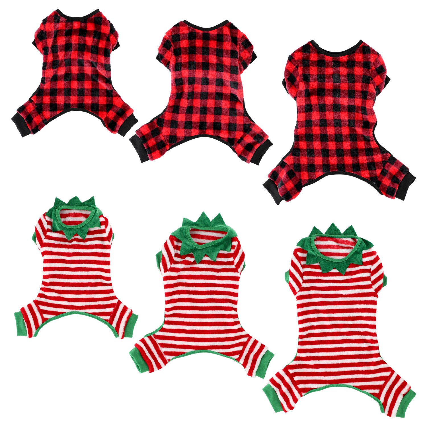 Season's Cheer Christmas-themed Pet Pajamas, Assorted Sizes And Designs, 1-ct. — coming to Dollar Tree Sep 30, 2026