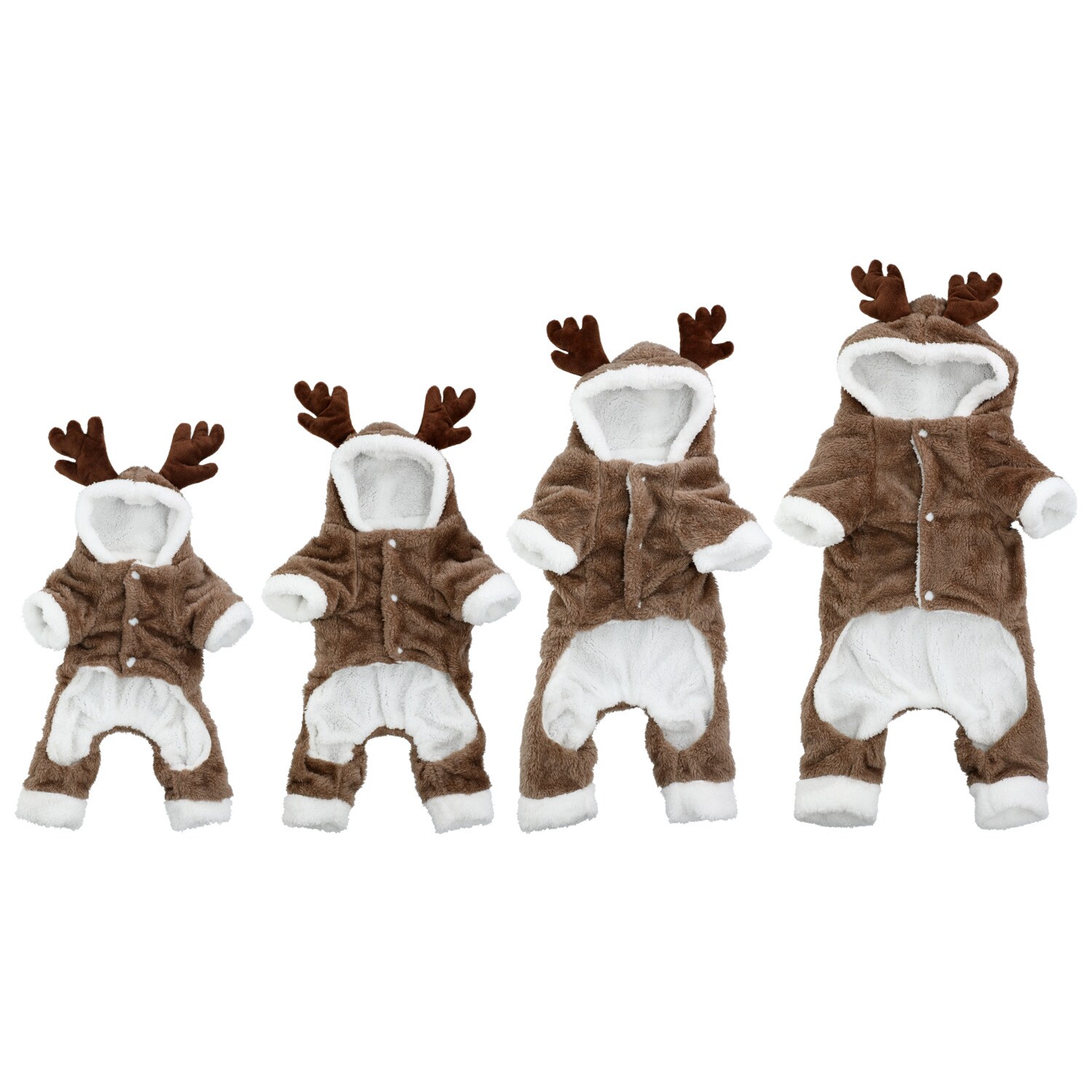 Season's Cheer Pet Reindeer Costume, Assorted Sizes, 1-ct. — coming to Dollar Tree Oct 7, 2026