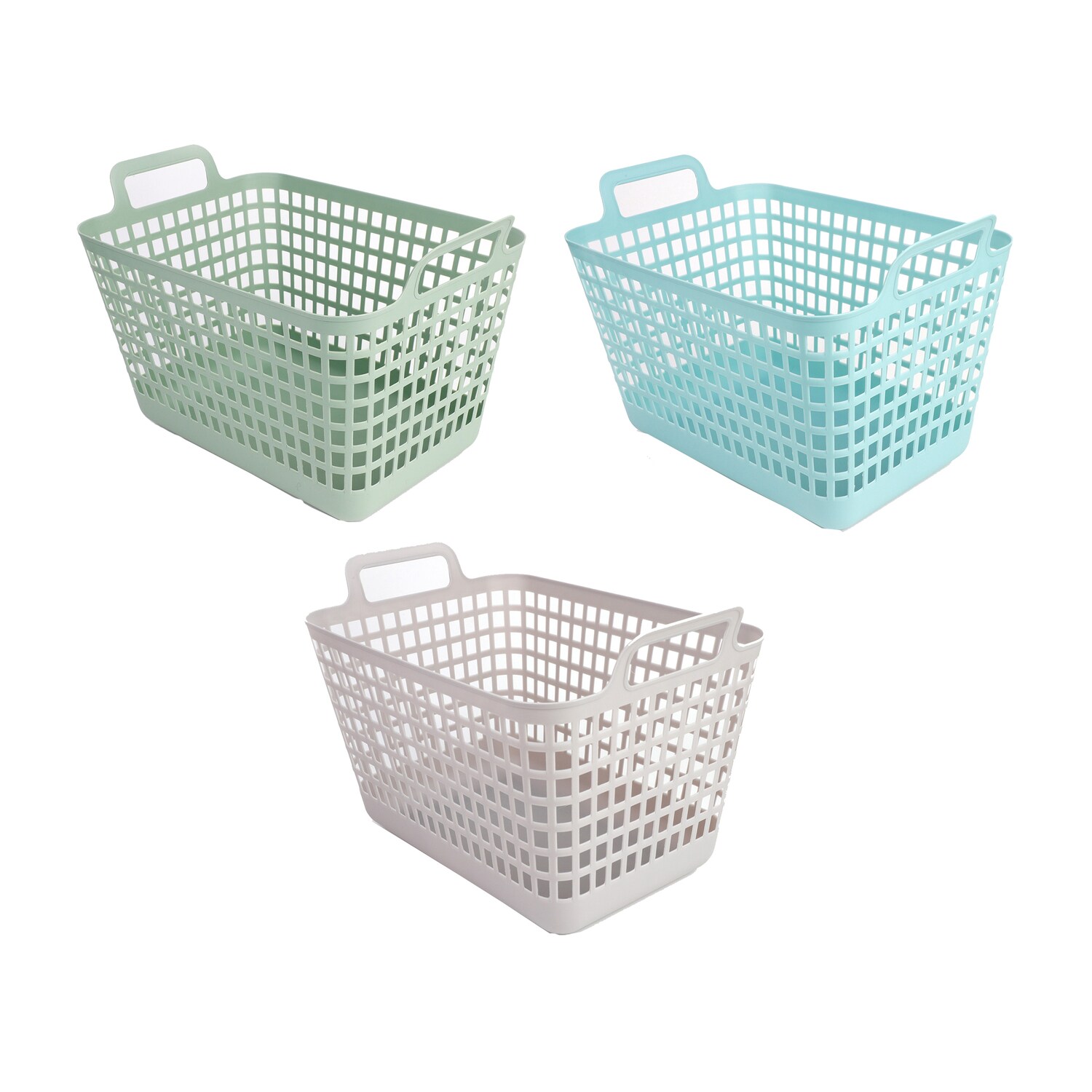 Deep Slotted Basket With Handle, Assorted Colors — coming to Dollar Tree Nov 25, 2026