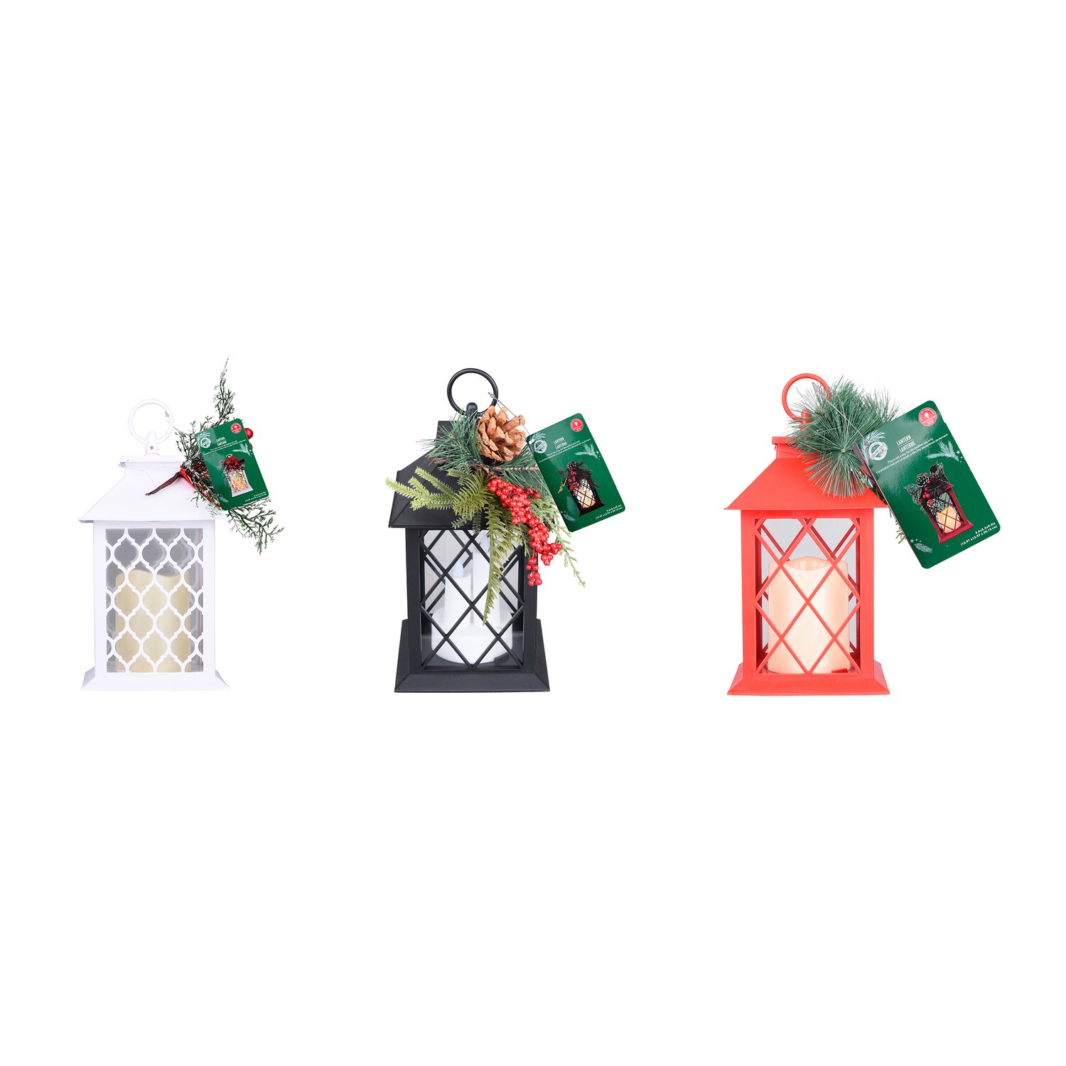 Christmas House Decorative Light-Up Lantern, 1 ct. — coming to Dollar Tree Sep 2, 2026