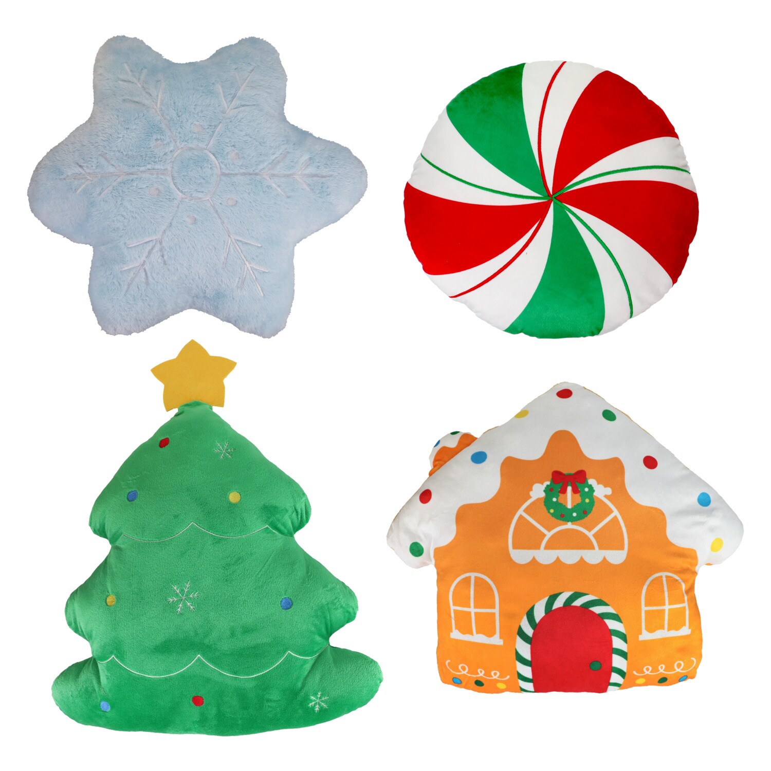 Christmas House Decorative Pillow, Assorted Designs — coming to Dollar Tree Sep 16, 2026