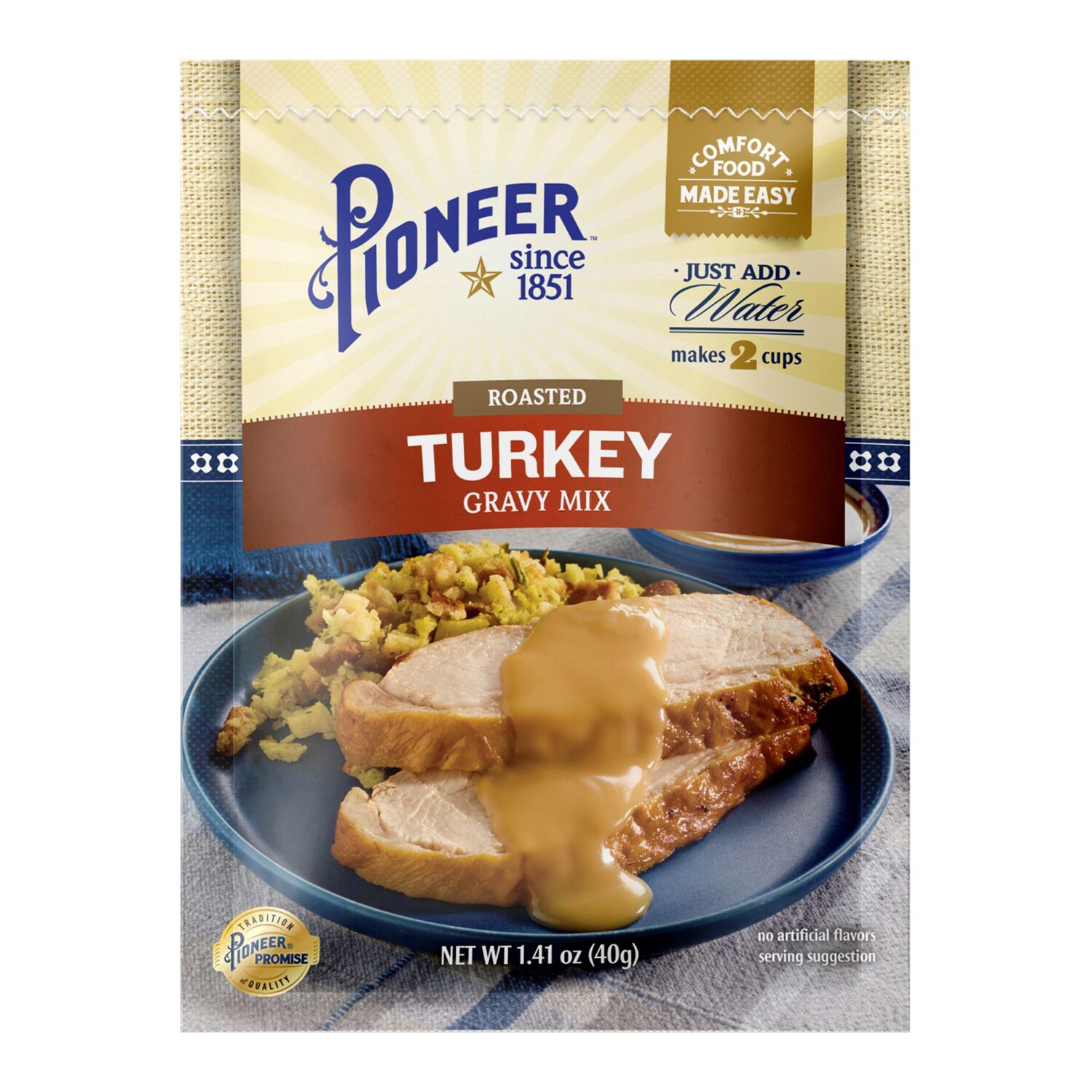 Pioneer Roasted Turkey Gravy Mix, 1.41 Oz. — coming to Dollar Tree Sep 10, 2026