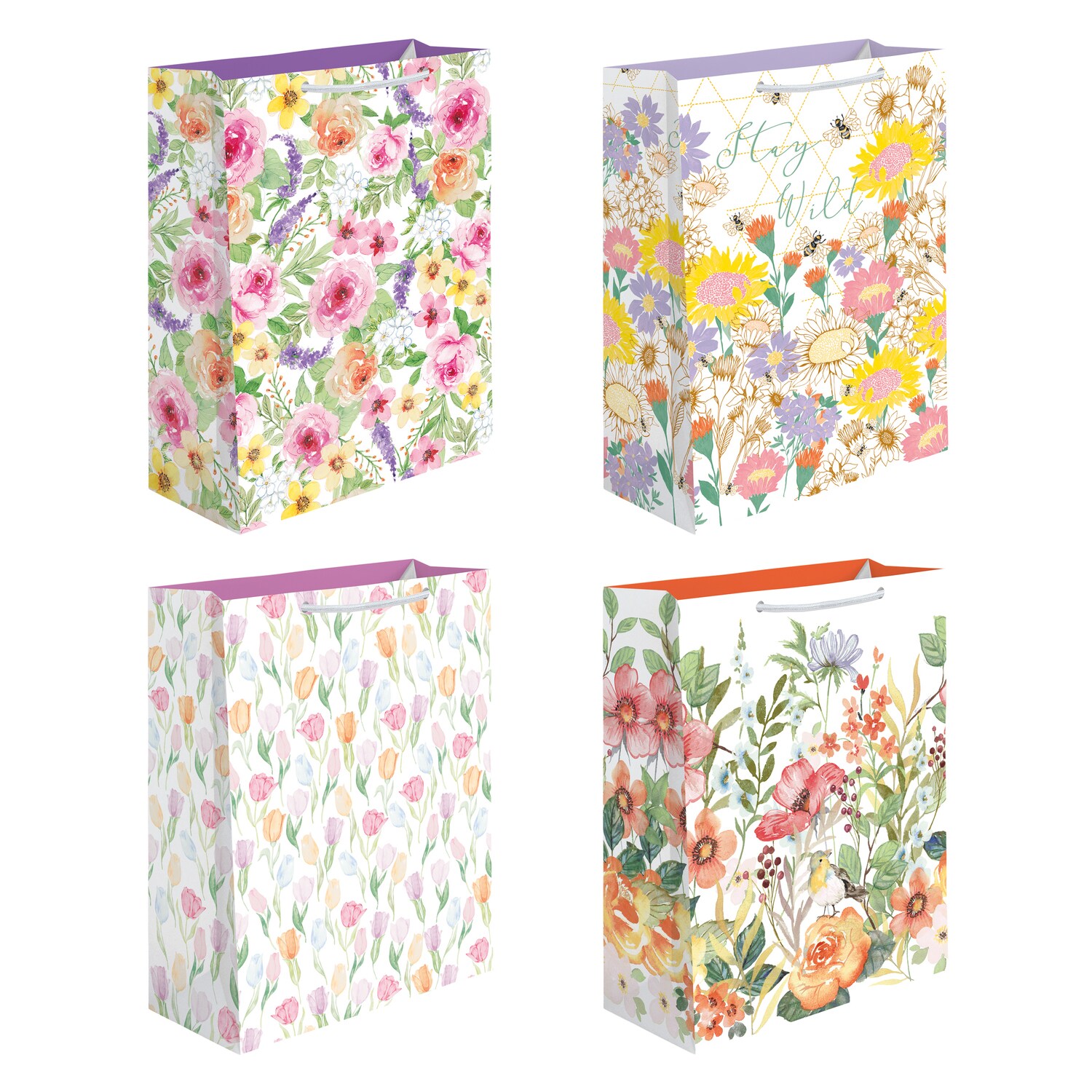 Extra Large Floral Gift Bag, Assorted Designs — coming to Dollar Tree Jan 15, 2027