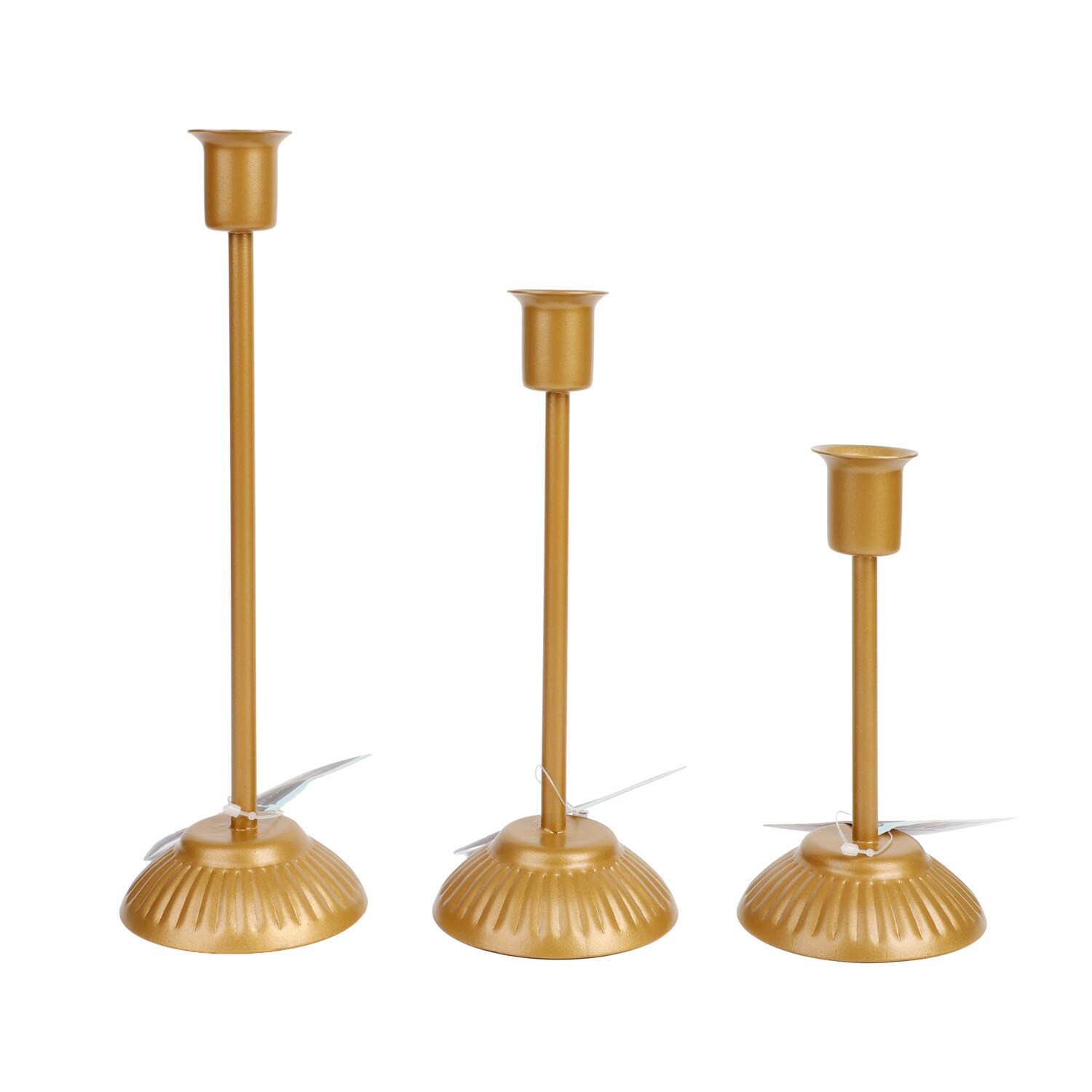Luminessence Gold Candle Holder, Assorted Sizes, 1-ct. — coming to Dollar Tree Sep 25, 2026
