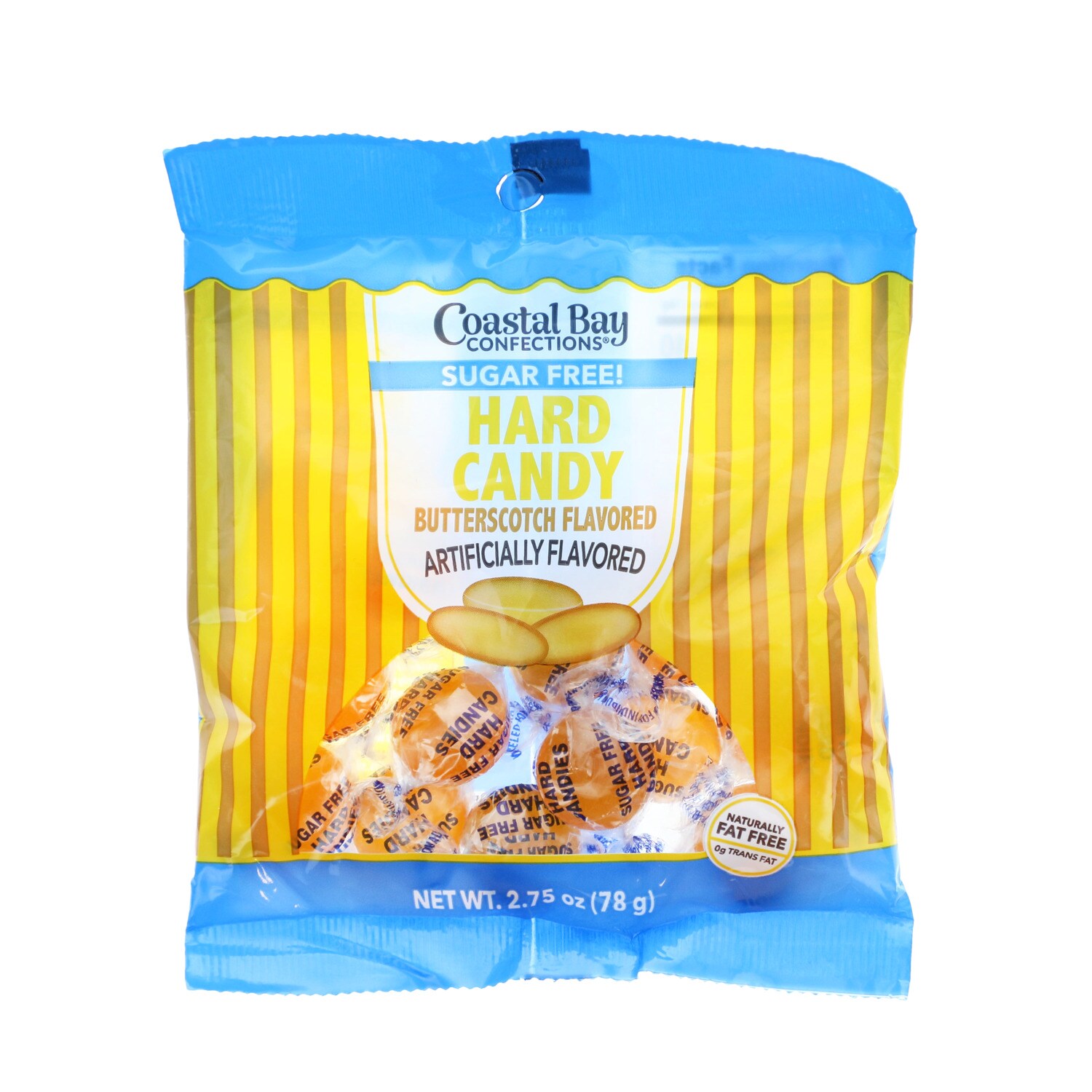 Coastal Bay Confections Sugar Free Butterscotch Hard Candy — coming to Dollar Tree Oct 5, 2026