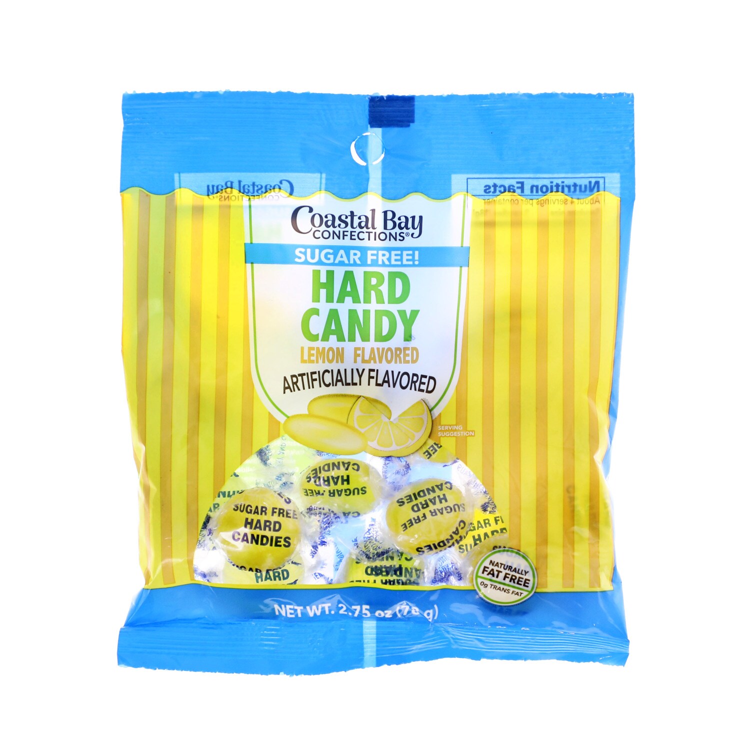 Coastal Bay Confections Sugar-free Lemon Flavored Hard Candy — coming to Dollar Tree Oct 5, 2026