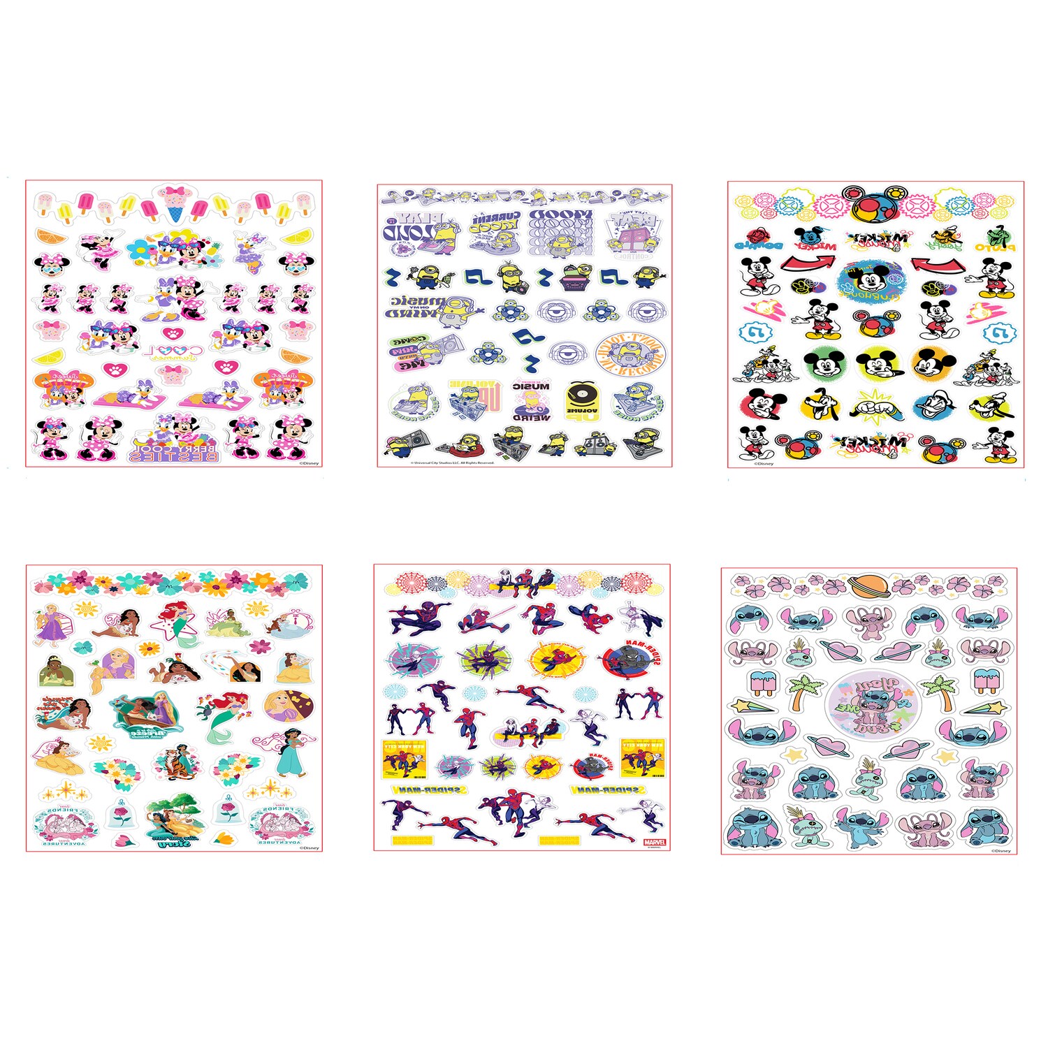 Licensed Character Temporary Tattoos, Assorted Characters, 35-pc Pack. — coming to Dollar Tree Aug 28, 2026