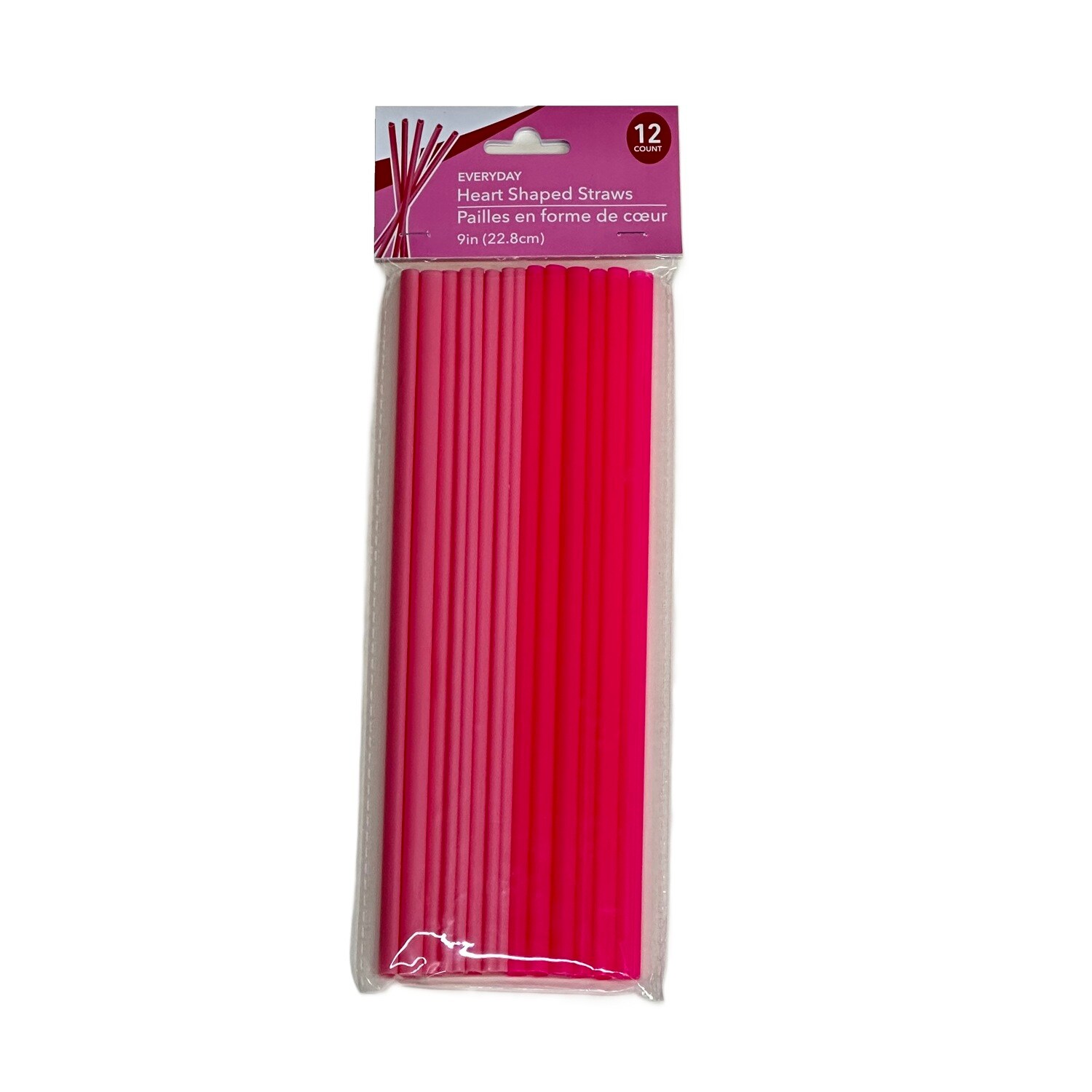 Everyday Heart-shaped Plastic Straws, 12-pc Pack. — coming to Dollar Tree Nov 27, 2026