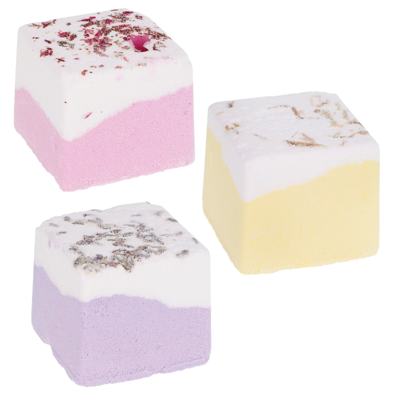 SPA Luxury Bath Fizzy Cube, Assorted Scents, 1-ct. — coming to Dollar Tree Sep 25, 2026