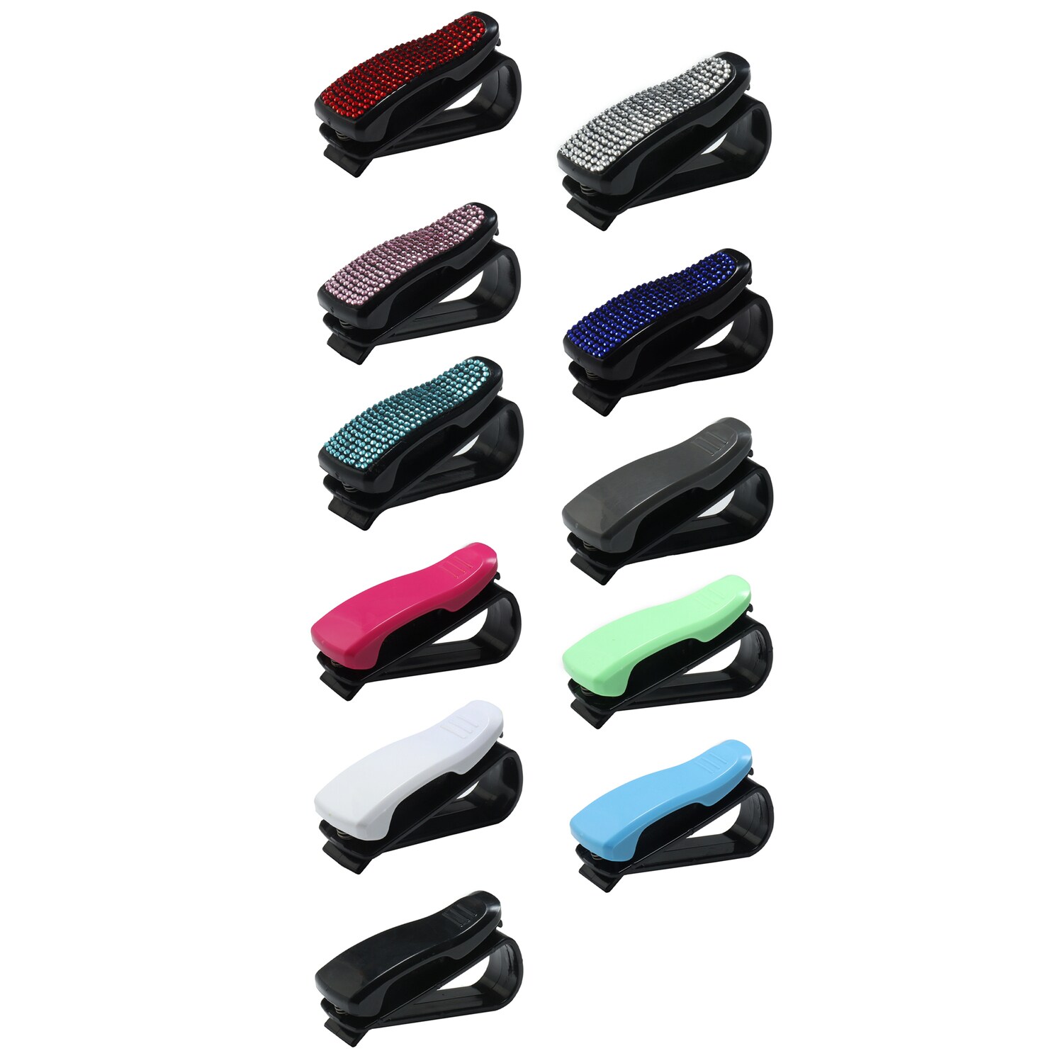Eyeglass Rhinestone Visor Clip, Assorted Colors — coming to Dollar Tree Oct 30, 2026