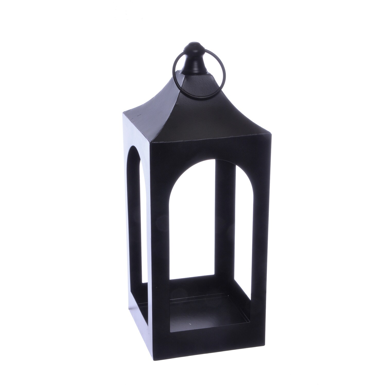 Home Decor Black Metal Lantern, 1-ct. — coming to Dollar Tree Oct 30, 2026
