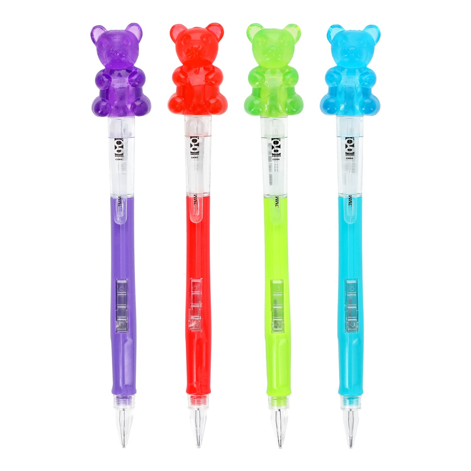 Novelty Mechanical Pencil With Gummy Bear Topper, Assorted Scents. — coming to Dollar Tree Aug 21, 2026