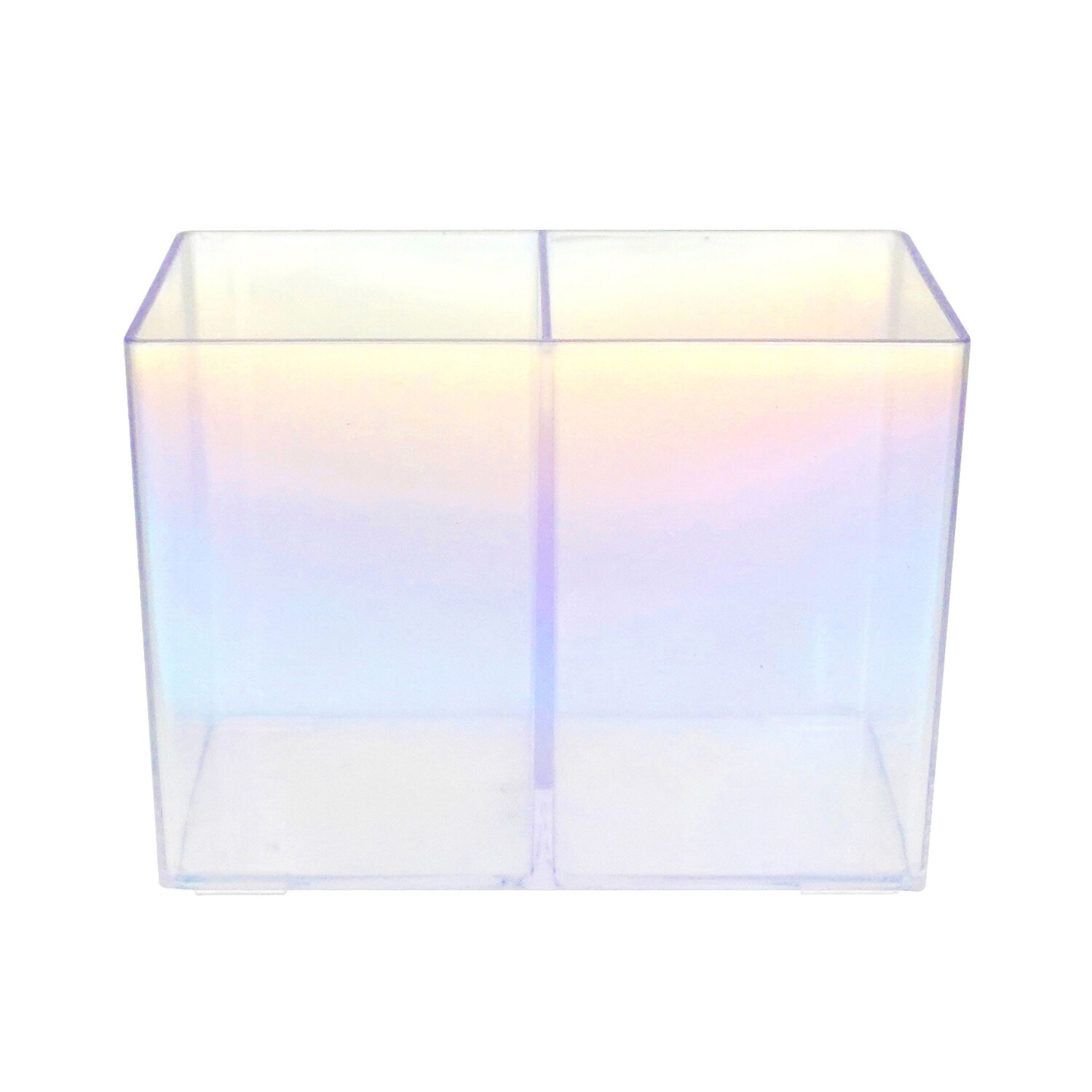 Iridescent 2-section Desk Organizer, 1-ct. — coming to Dollar Tree Aug 21, 2026