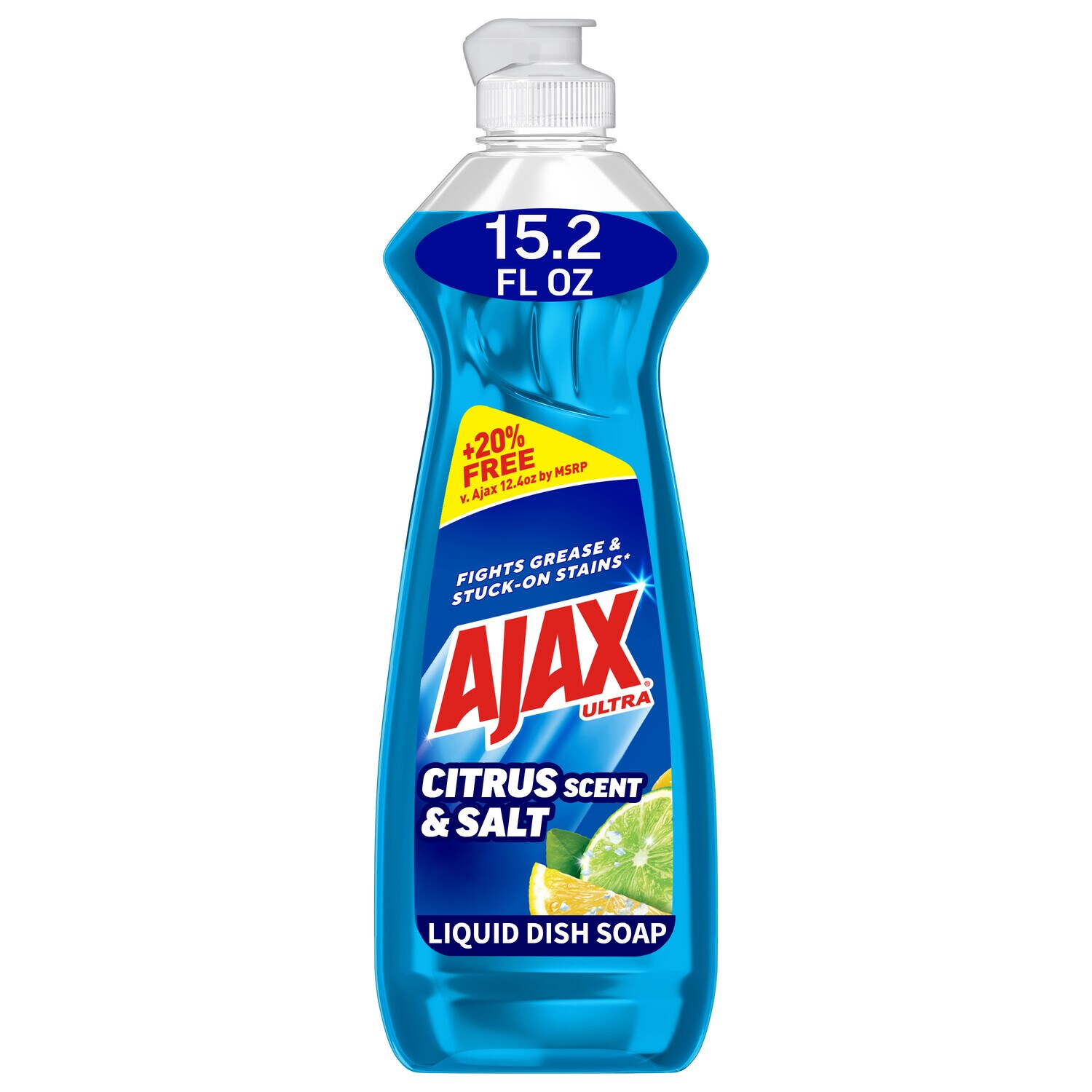 Ajax Ultra Citrus Scent and Salt Liquid Dish Soap, 15.2-oz. Bottle — coming to Dollar Tree Sep 4, 2026