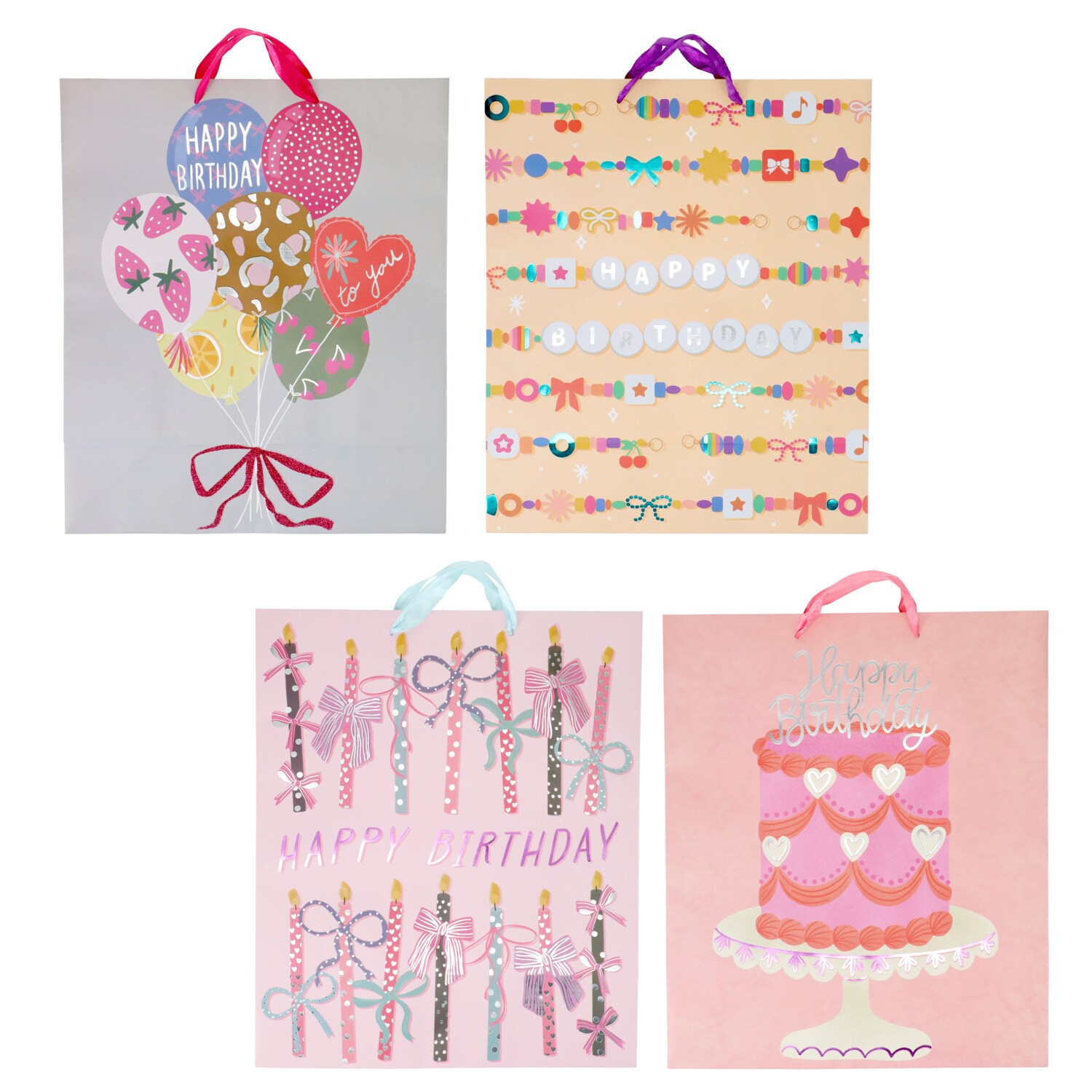 Large Birthday-themed Gift Bag, Assorted Designs, 1-ct. — coming to Dollar Tree Dec 11, 2026