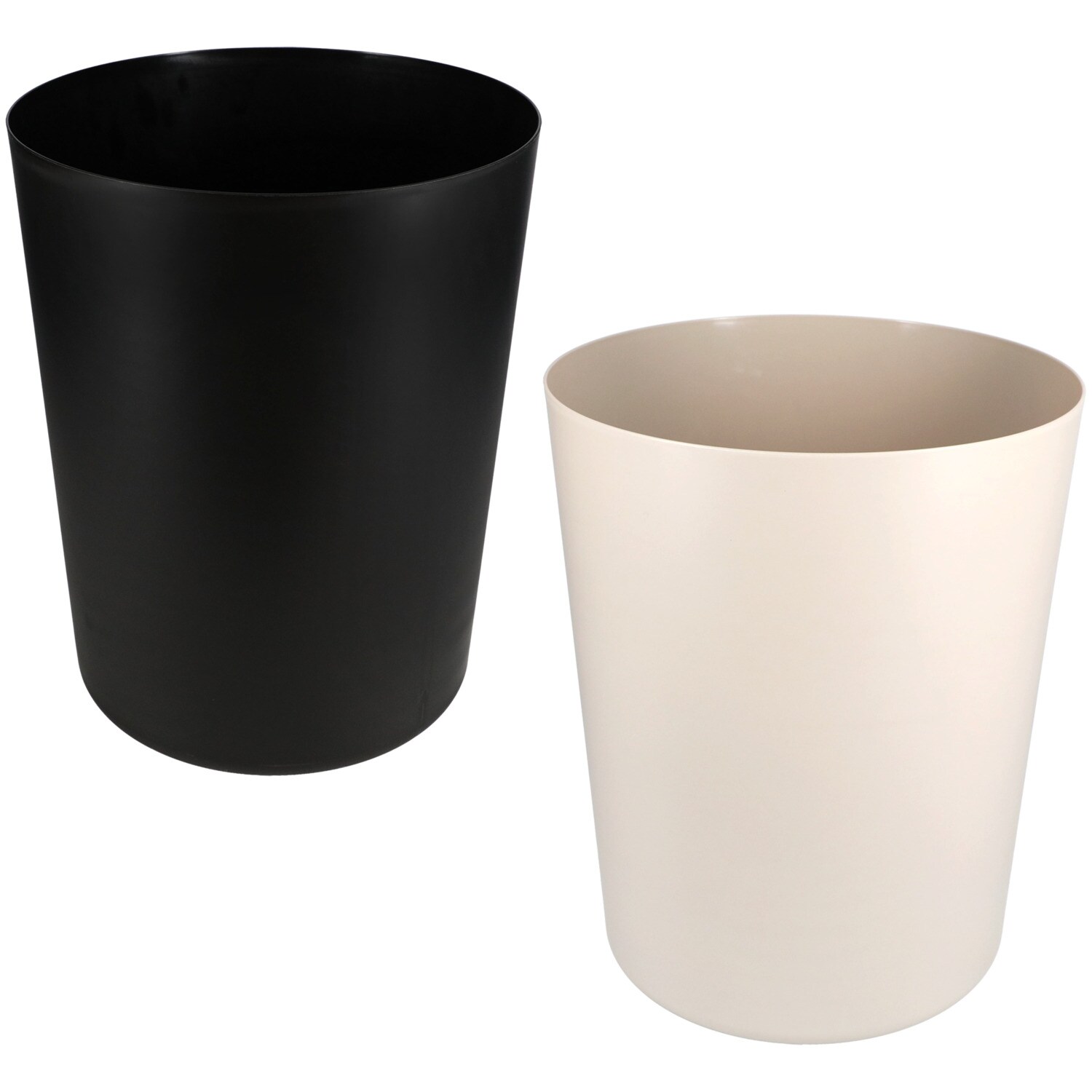 C.O.S. Round Solid Color 5 Gal. Waste Basket, Assorted Colors, 1-ct. — coming to Dollar Tree Jan 1, 2027