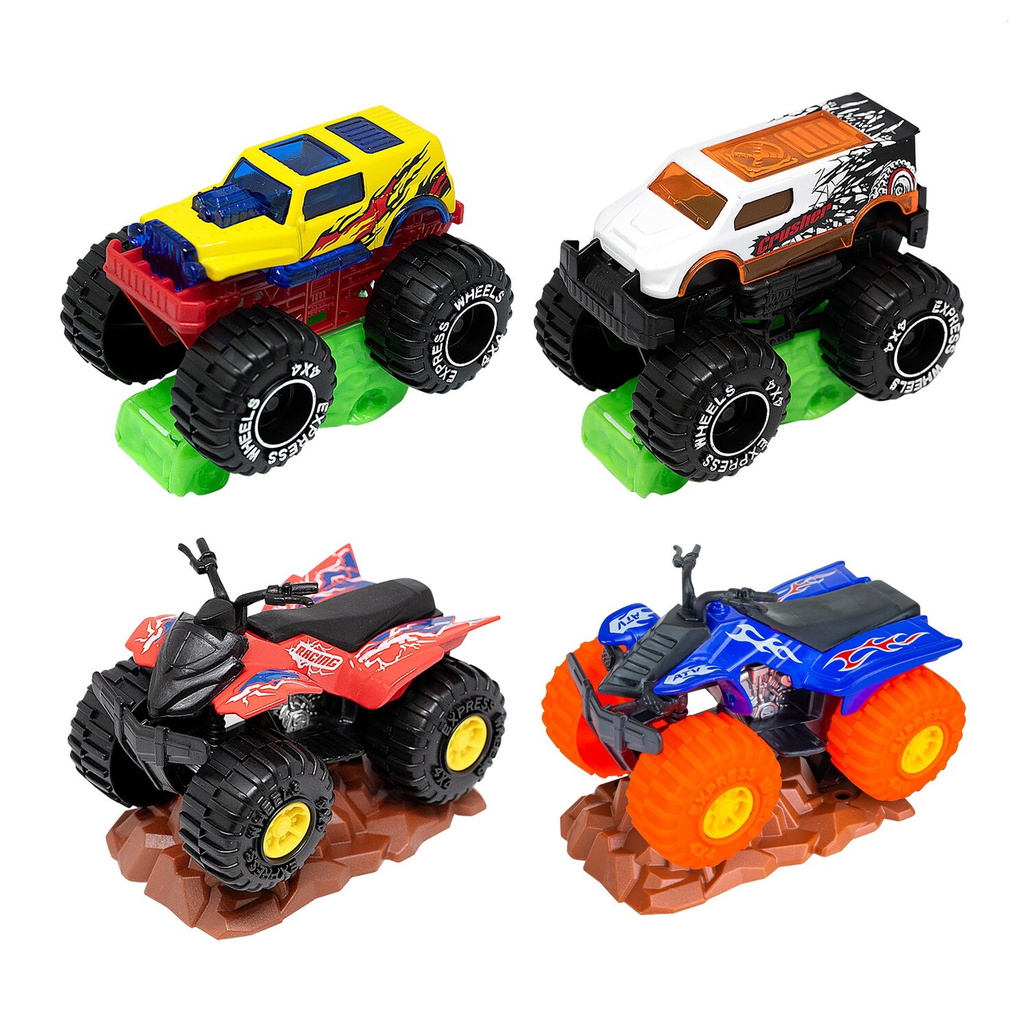 Just Pretending Monster Truck And ATV Toys, Assorted Colors, 1-ct. — coming to Dollar Tree Oct 28, 2026