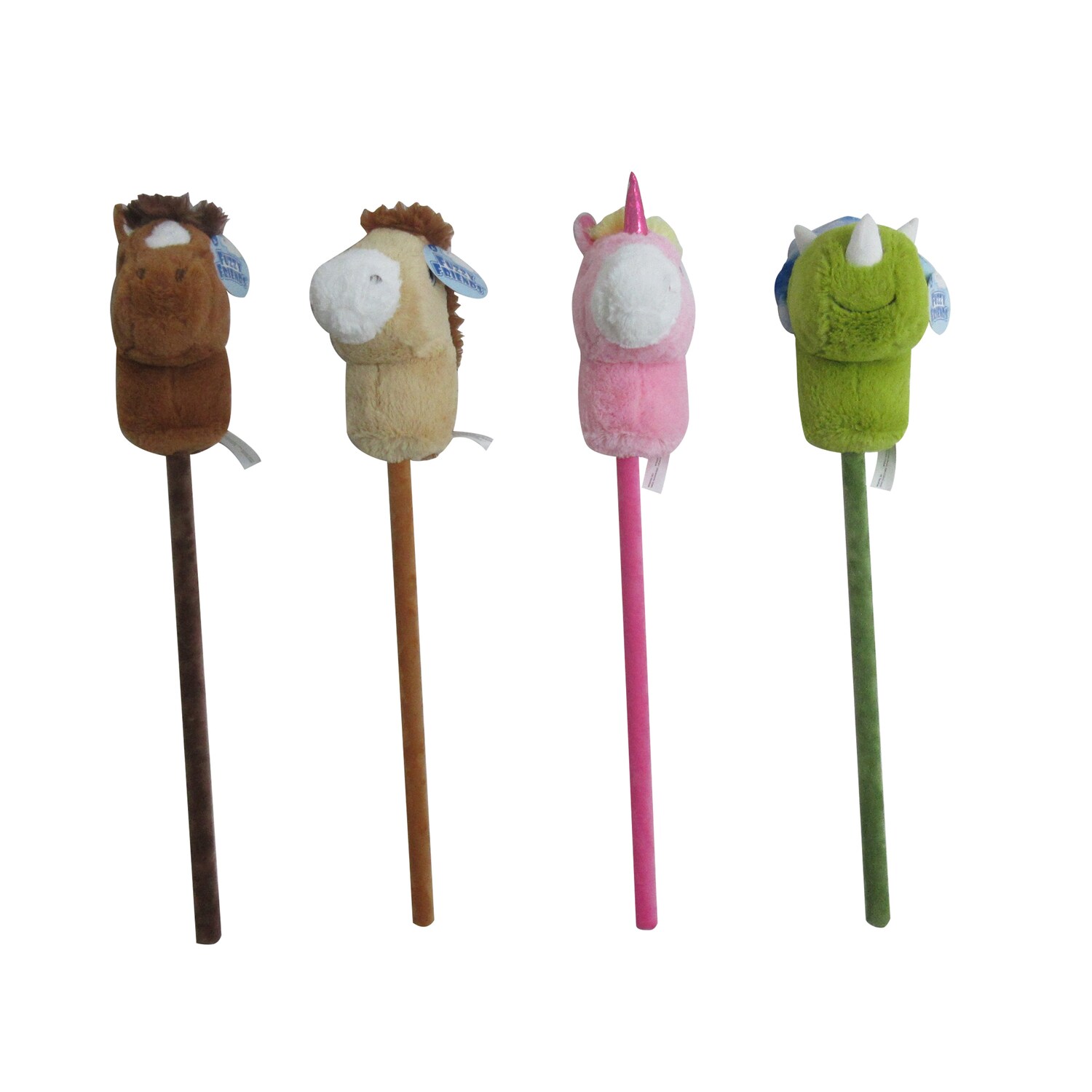 Fuzzy Friends Stick Horse Toy, Assorted Colors. — coming to Dollar Tree Oct 14, 2026