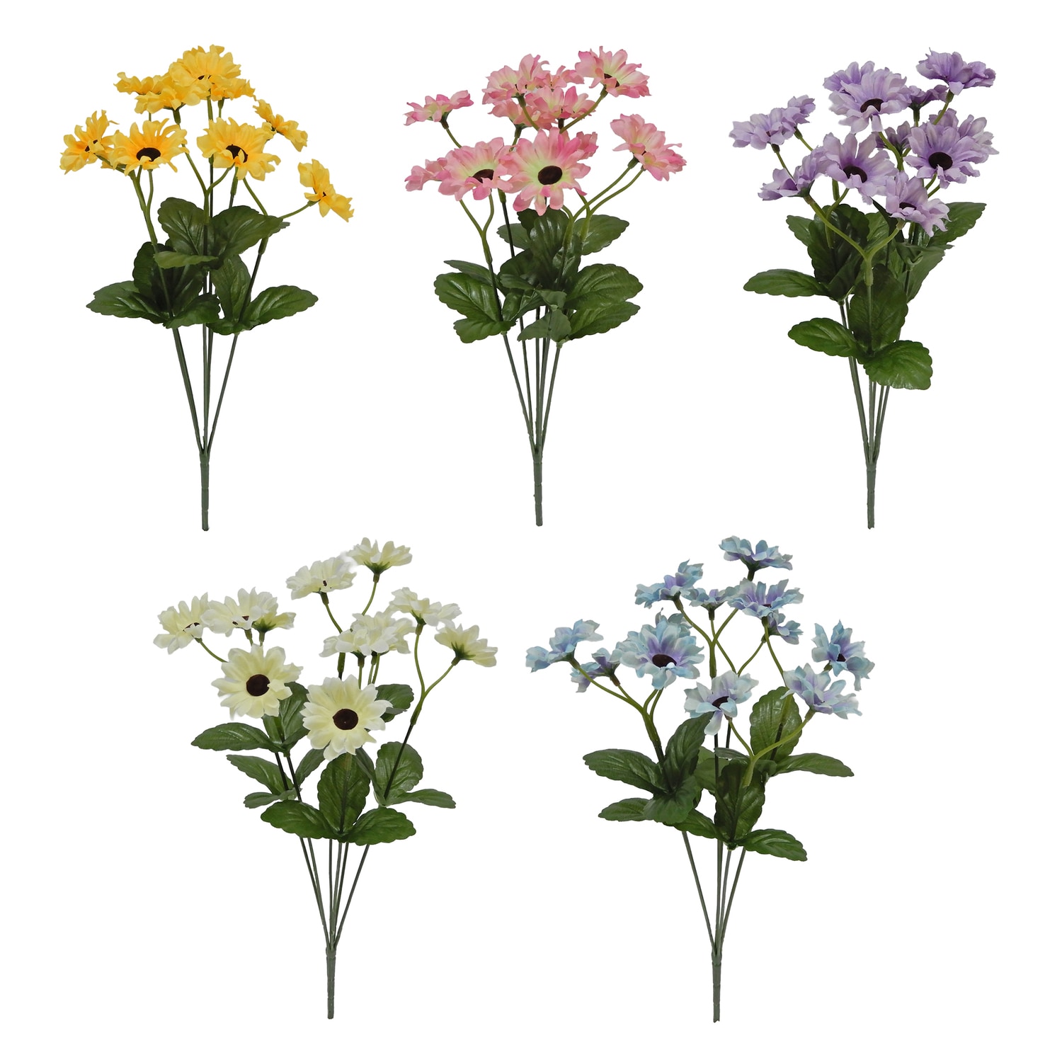 Artificial Mini Daisy Flower Bush, Assorted Colors — coming to Dollar Tree Nov 18, 2026