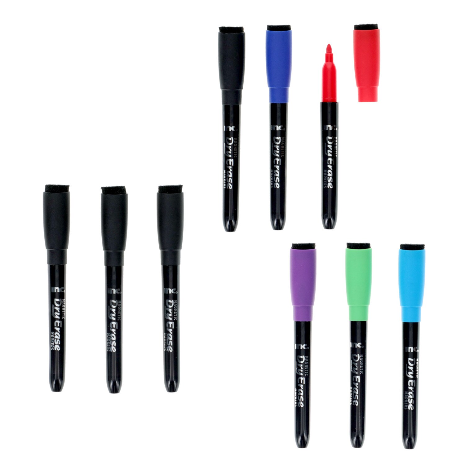 Inc. Magnetic Dry Erase Whiteboard Markers, Assorted Colors, 3-pc Pack. — coming to Dollar Tree Aug 28, 2026