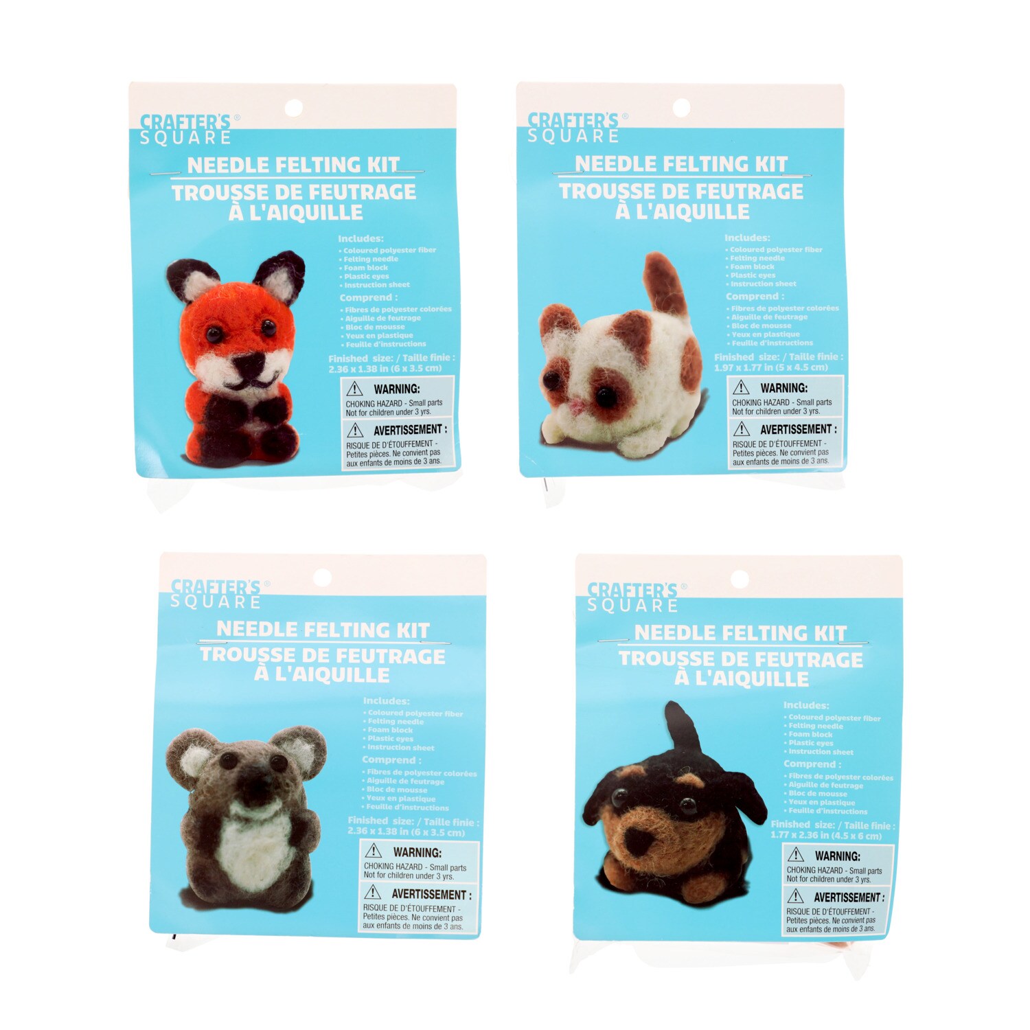 Crafters Square Needle Felting Kit, Assorted Designs. — coming to Dollar Tree Oct 23, 2026