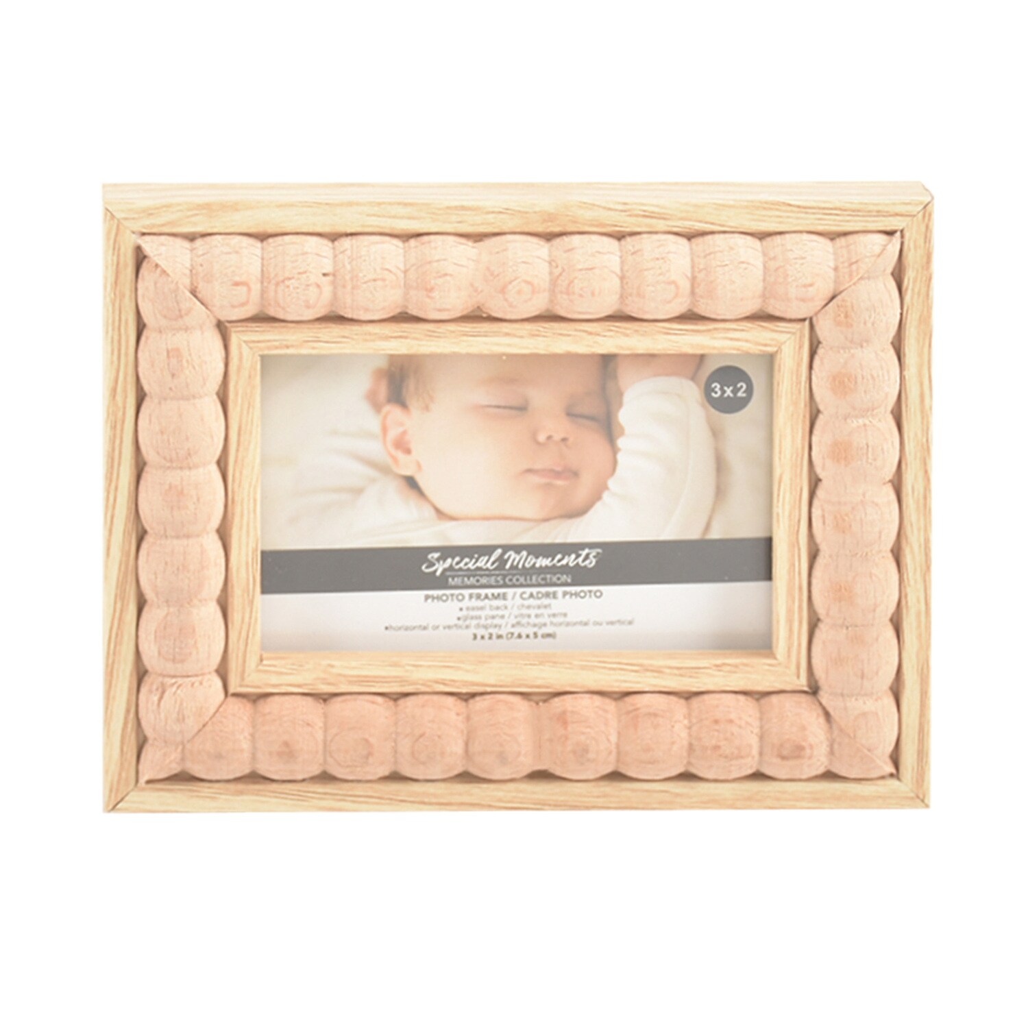 Special Moments Wooden Beads Photo Frame, 1-ct. — coming to Dollar Tree Aug 21, 2026
