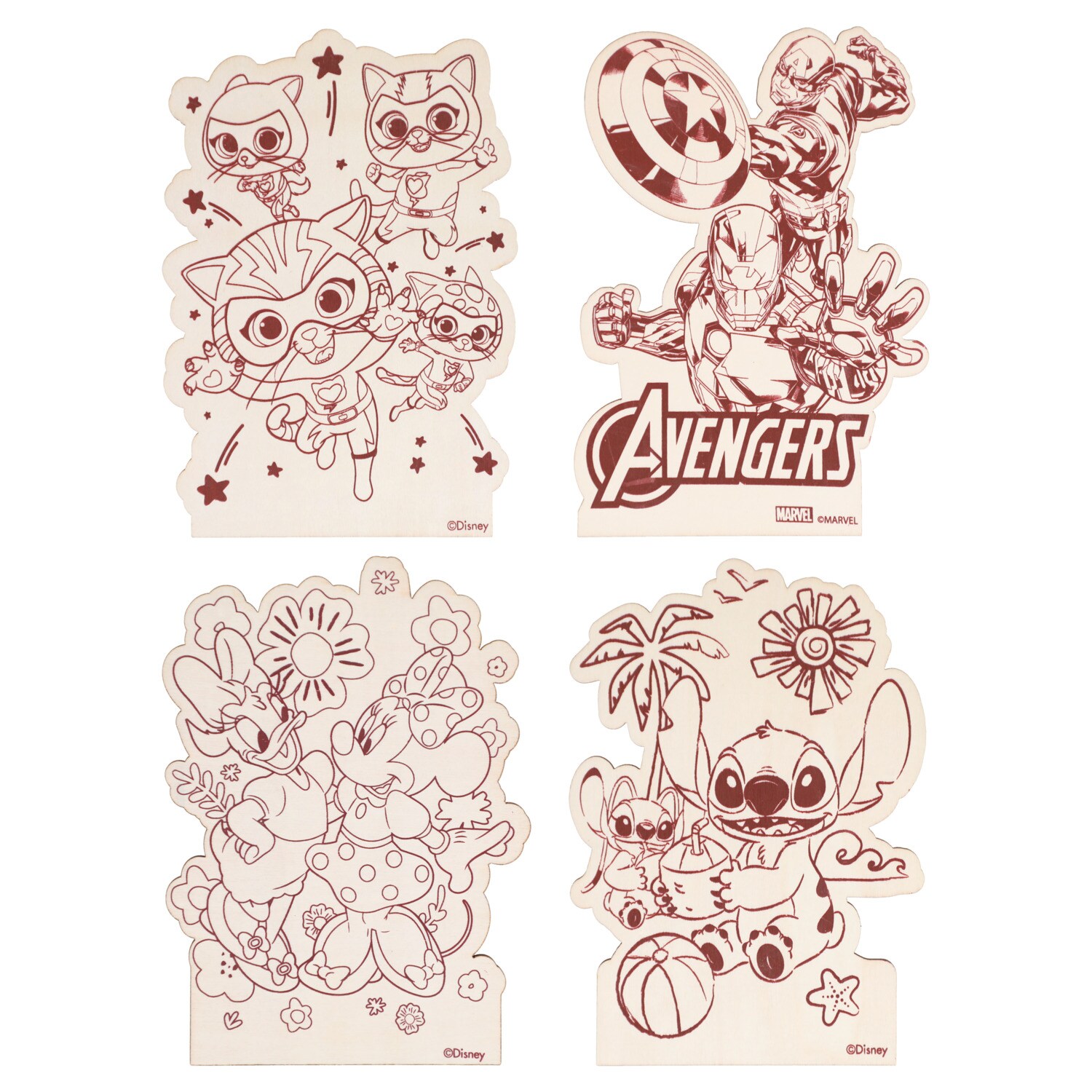 Licensed Wooden Disney Character Figure, Assorted Characters — coming to Dollar Tree Sep 19, 2026