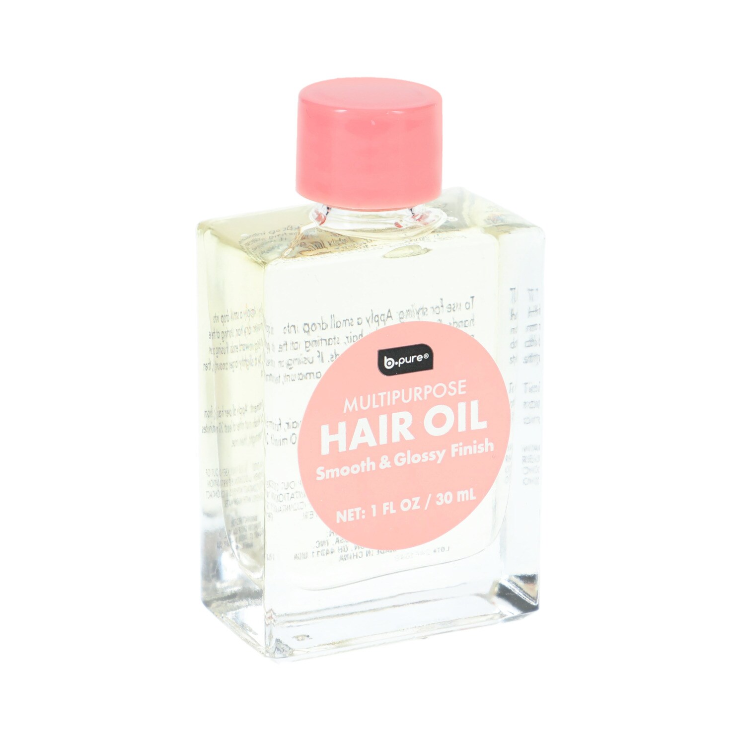 b.pure Multipurpose Smooth & Glossy Finish Hair Oil, 1 Oz — coming to Dollar Tree Aug 24, 2026