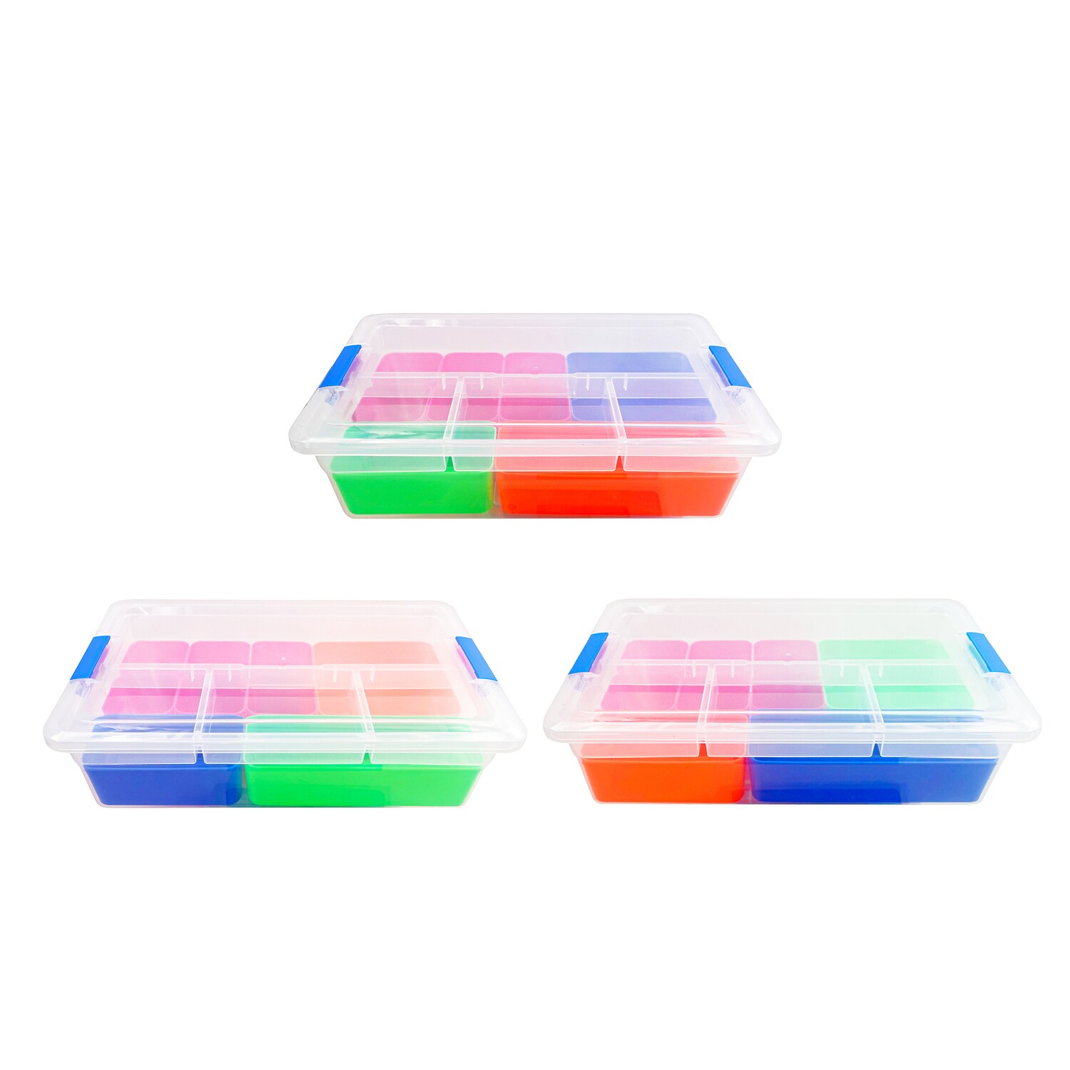 Teaching Tree Stackable Storage Case, Assorted Colors, 10-pc Pack. — coming to Dollar Tree Aug 28, 2026