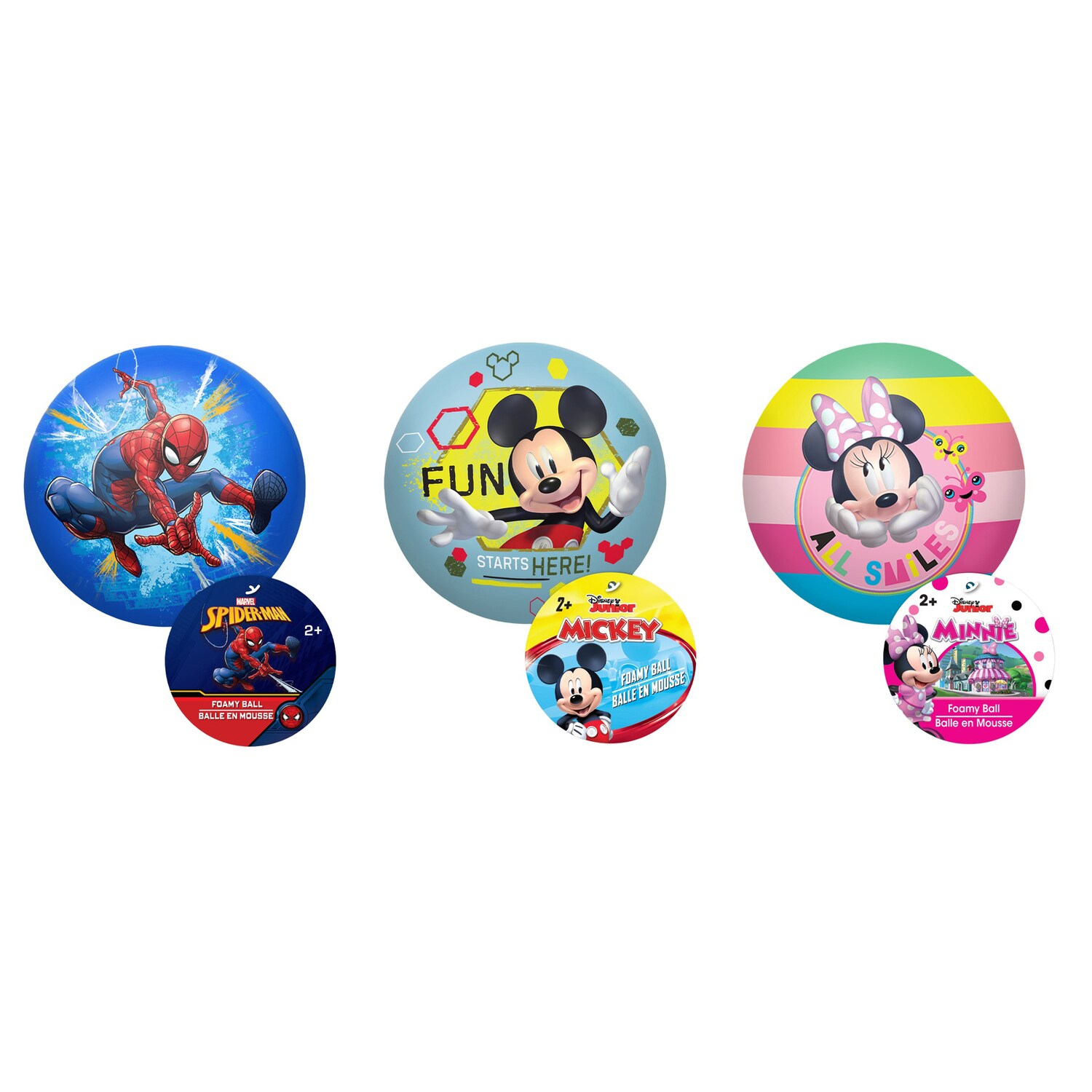 Licensed Character Foam Ball, Assorted Characters, 1-ct. — coming to Dollar Tree Oct 28, 2026