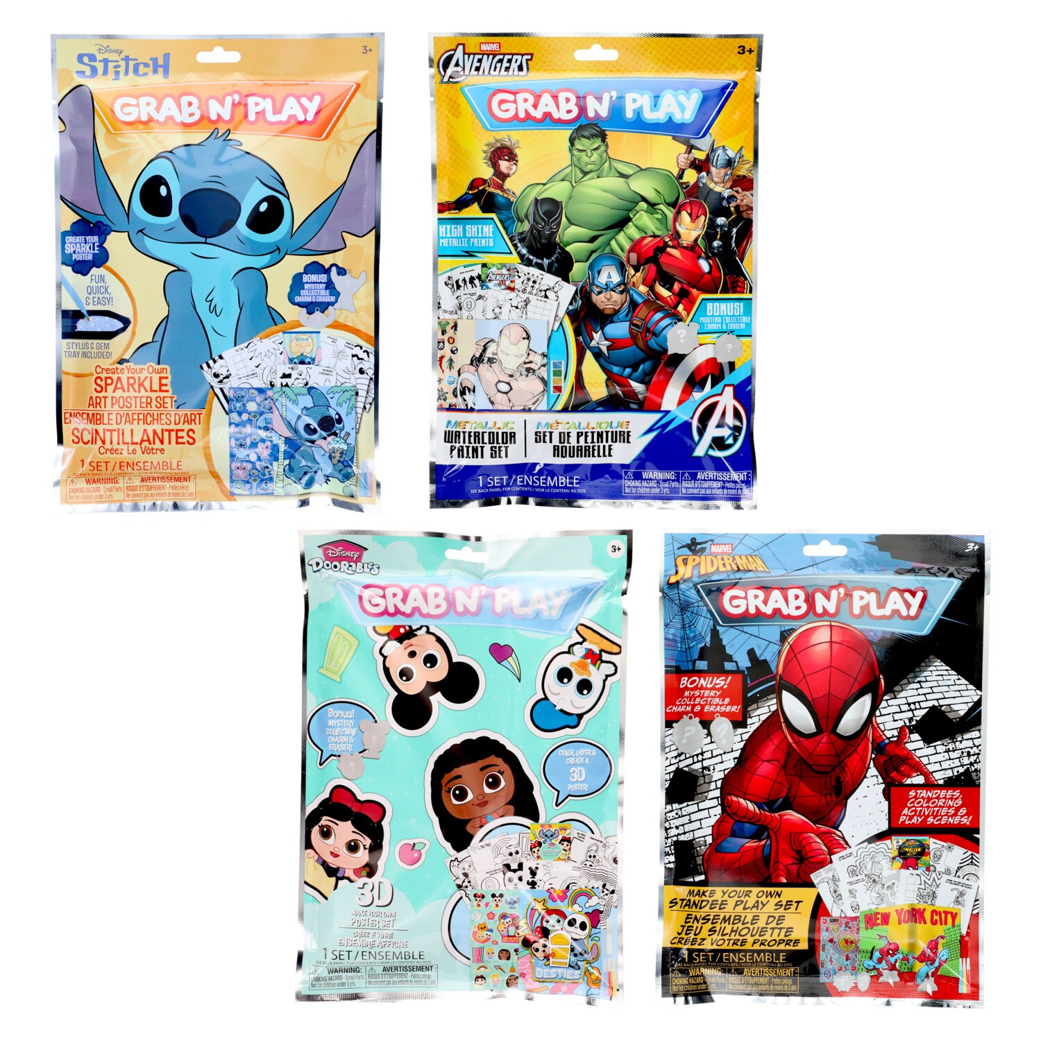 Disney Grab N' Play Art Activity Set, Assorted Characters. — coming to Dollar Tree Oct 2, 2026