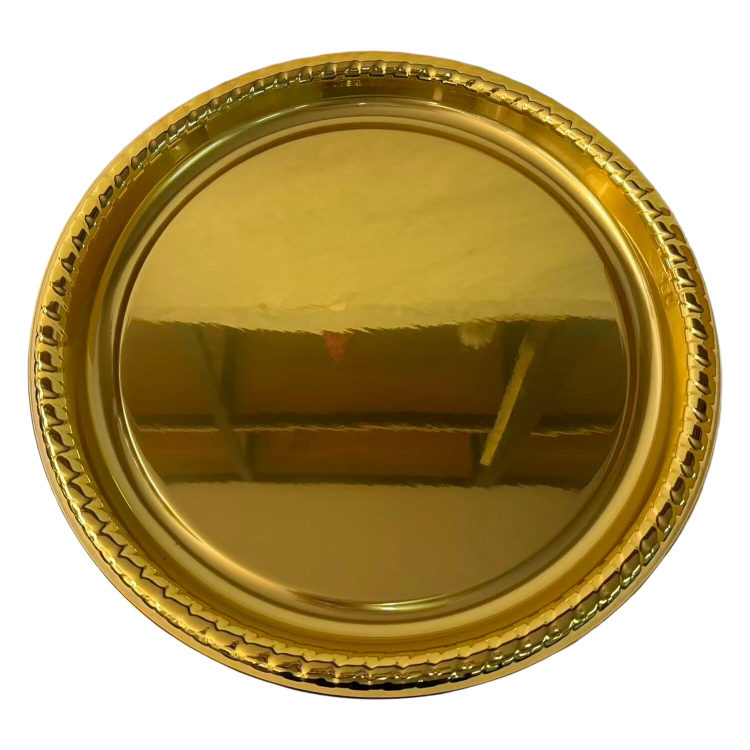 Gold Round Tray — coming to Dollar Tree Nov 11, 2026