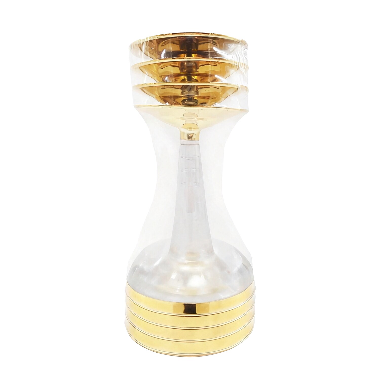 Plastic Gold Plated Rim Champagne Glass, 4-pc Pack. — coming to Dollar Tree Nov 11, 2026