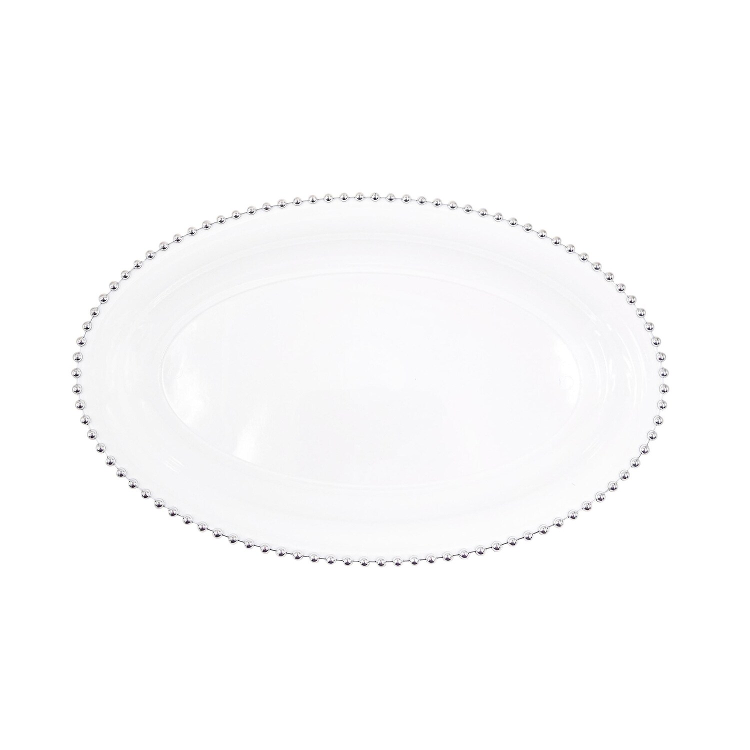 Sliver-beaded Oval Tray. — coming to Dollar Tree Nov 11, 2026