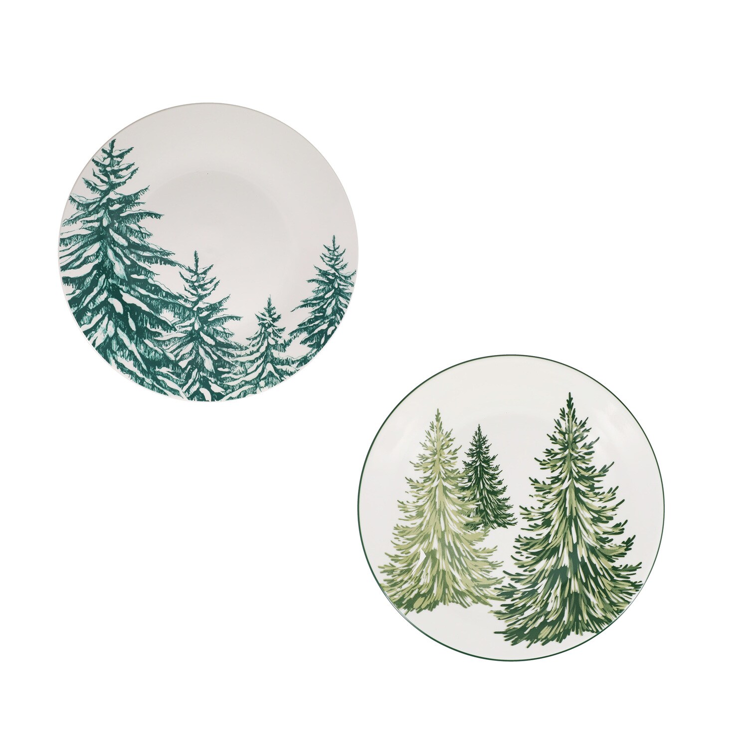 Royal Norfolk Winter Green Plate, Assorted Styles, 10.5 in — coming to Dollar Tree Sep 18, 2026