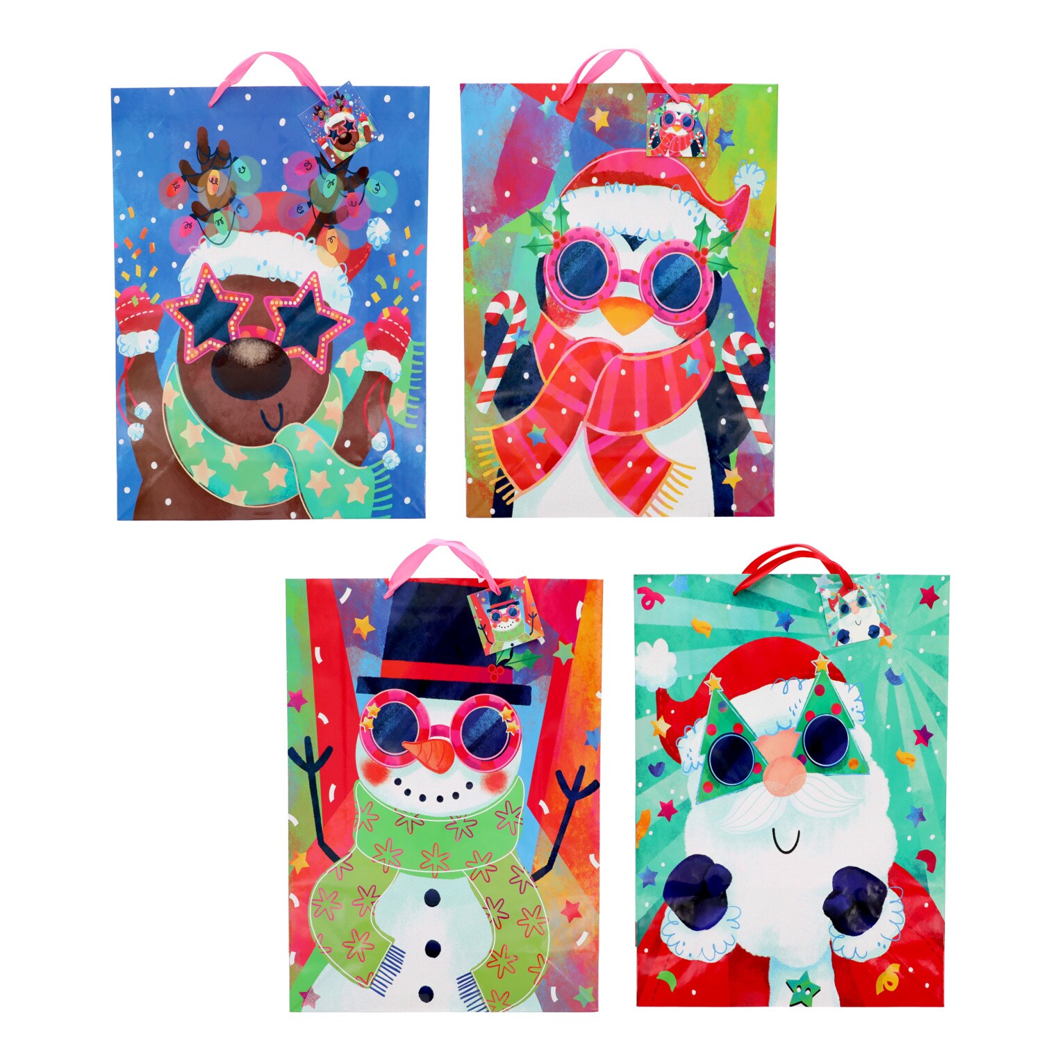 Christmas House Christmas Theme Gift Bag, Assorted Designs, 1-ct. — coming to Dollar Tree Sep 30, 2026