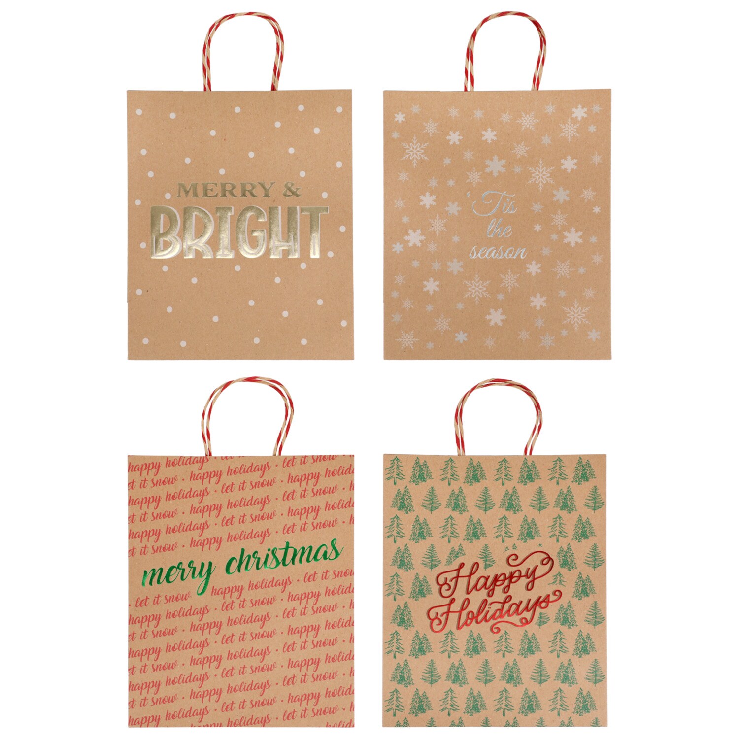 Large Christmas Gift Bag, Assorted Designs. — coming to Dollar Tree Sep 18, 2026