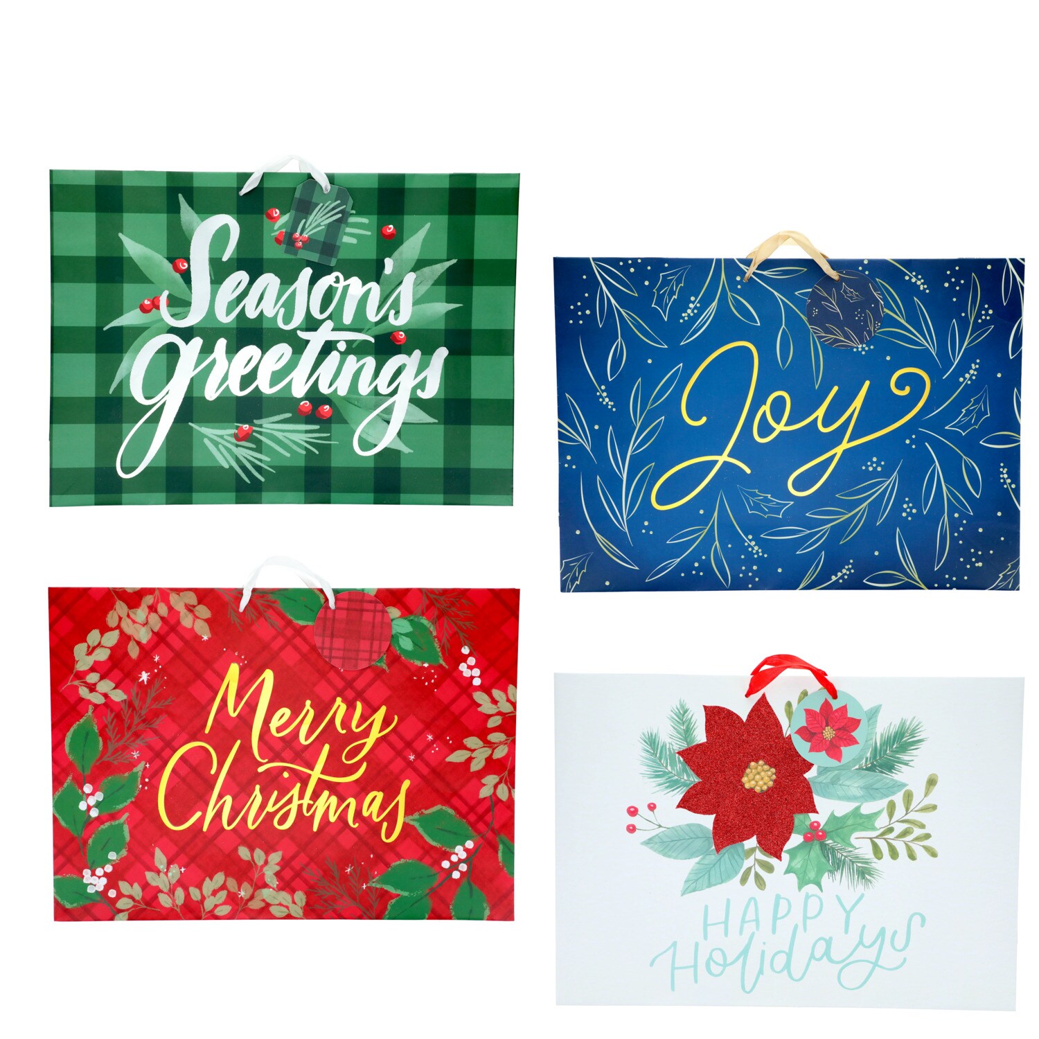 Voila Extra Large Christmas Gift Bag, Assorted Designs — coming to Dollar Tree Sep 18, 2026