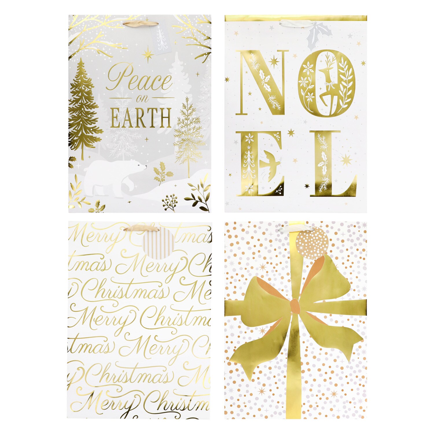 Extra-Large Festive Seasonal Christmas Gift Bag, Assorted Designs. — coming to Dollar Tree Sep 18, 2026