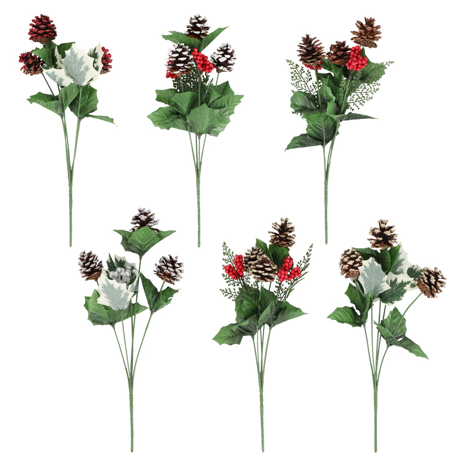 Artificial Christmas Floral Arrangement, 13 in. — coming to Dollar Tree Sep 18, 2026