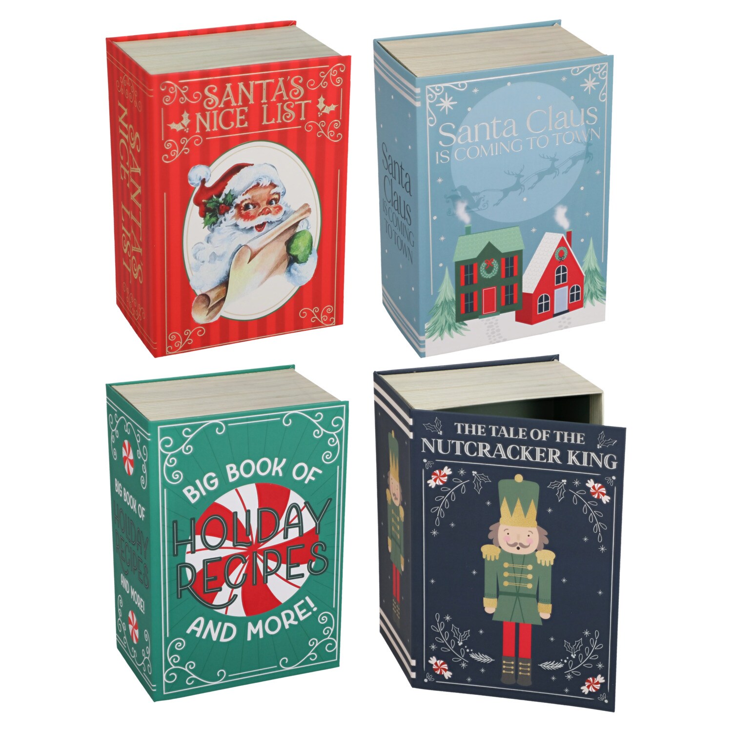 Christmas House Book-Shaped Christmas Gift Box, Assorted Designs — coming to Dollar Tree Oct 28, 2026