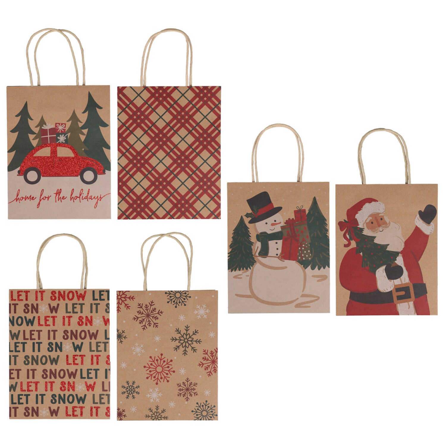 Christmas House Medium Gift Bag, Assorted Designs, 2-pc Pack. — coming to Dollar Tree Sep 30, 2026