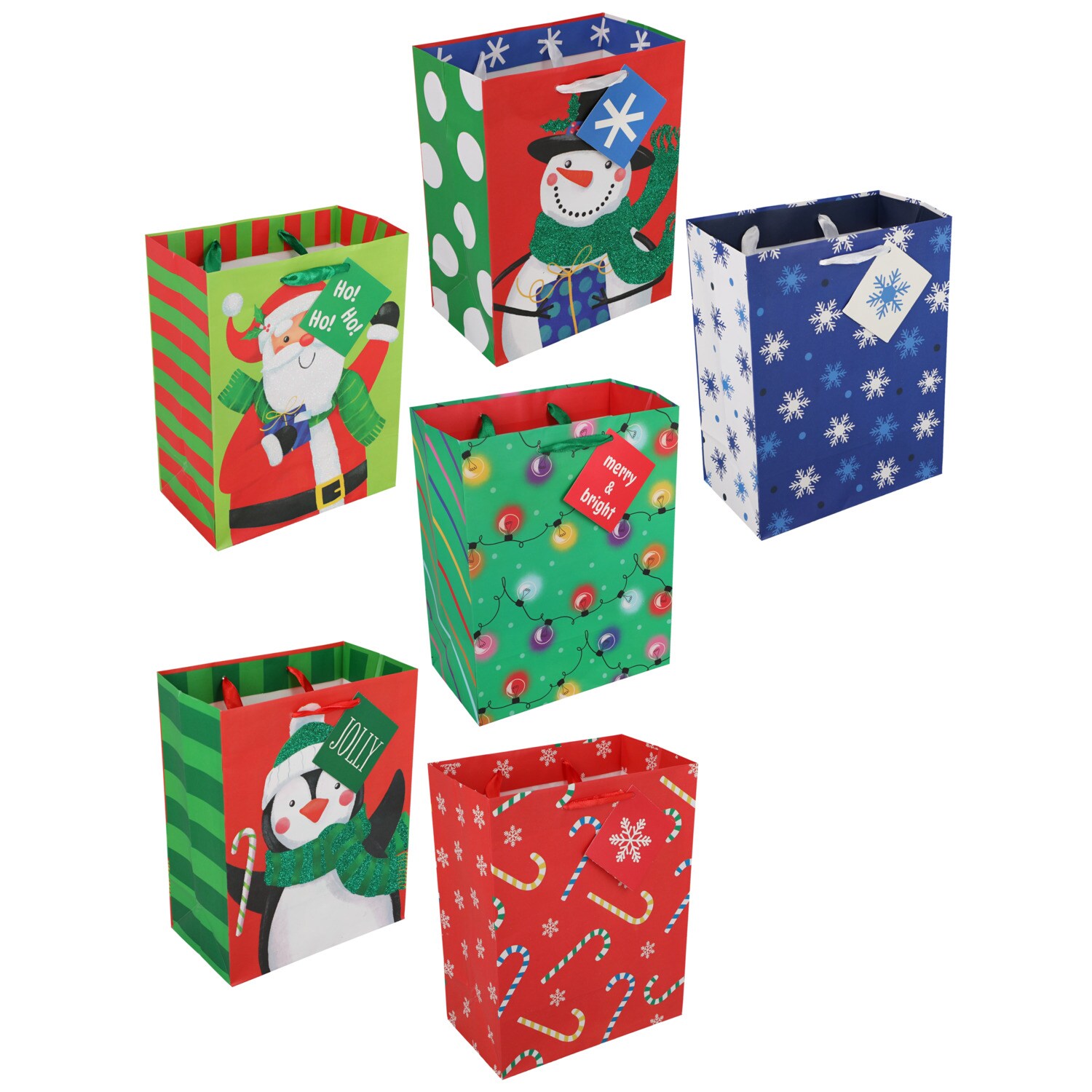 Christmas House Christmas-themed Gift Bag, Assorted Designs, 2-pc Pack — coming to Dollar Tree Sep 19, 2026