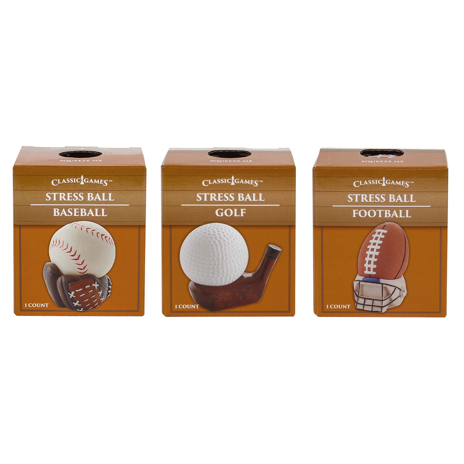 Classic Games Stress Ball, Assorted Designs, 1-ct. — coming to Dollar Tree Oct 28, 2026