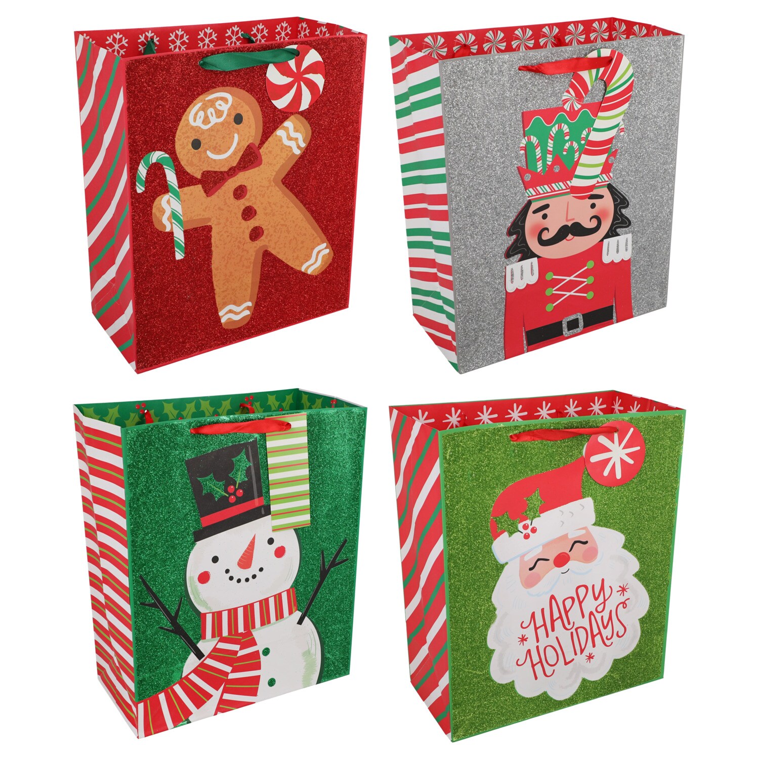 Christmas-themed Gift Bag, Assorted Designs — coming to Dollar Tree Sep 3, 2026
