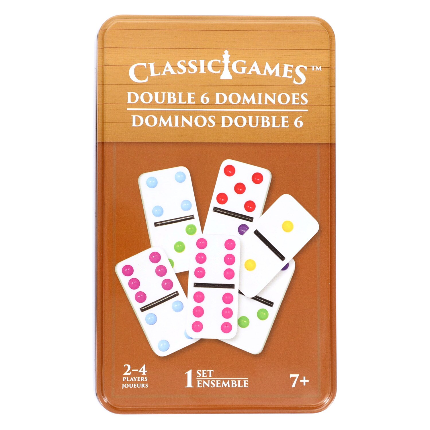 Classic Games Double 6 Dominos, 28-pc Pack. — coming to Dollar Tree Oct 28, 2026